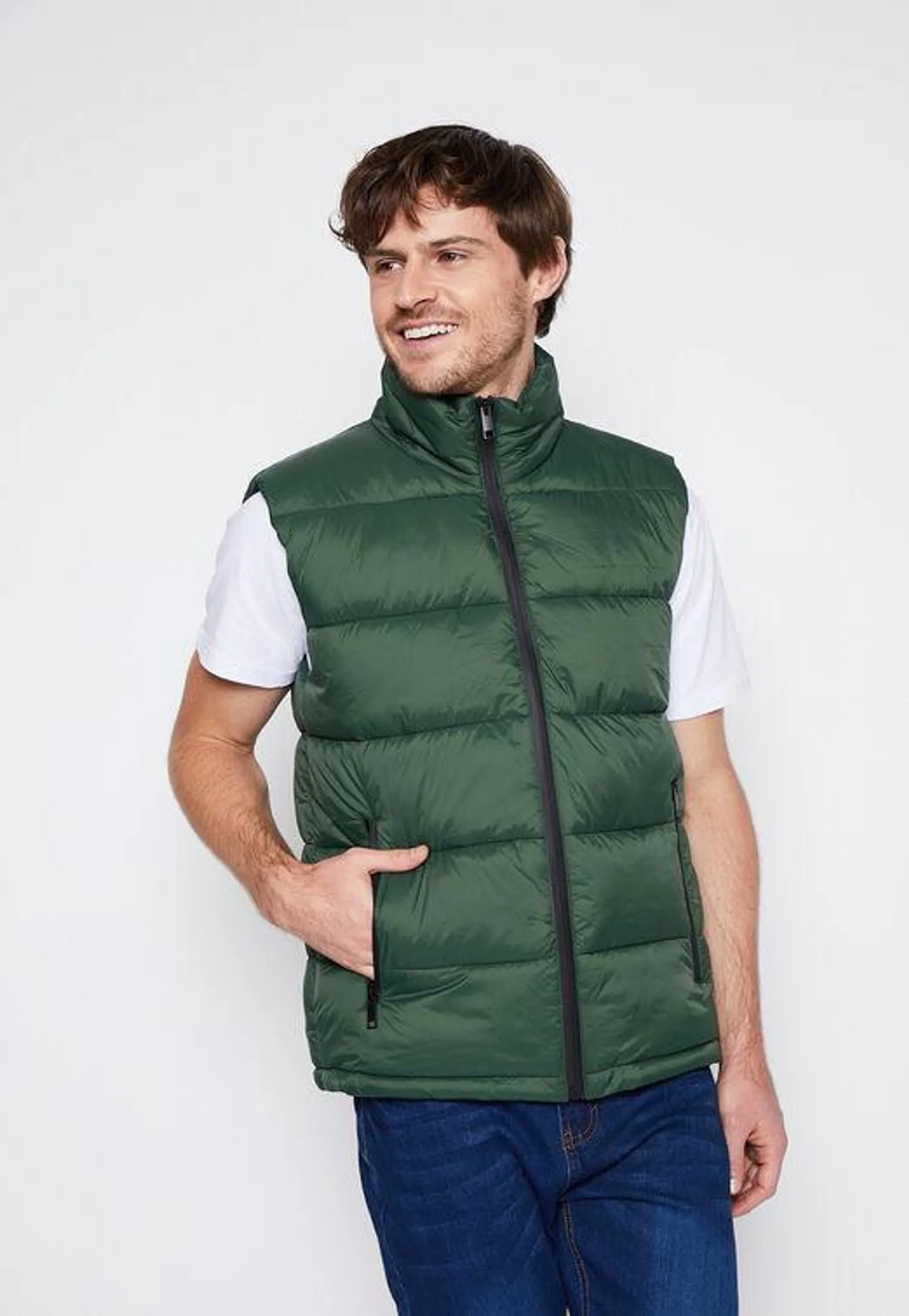 Parka Hombre Verde Puff Family Shop