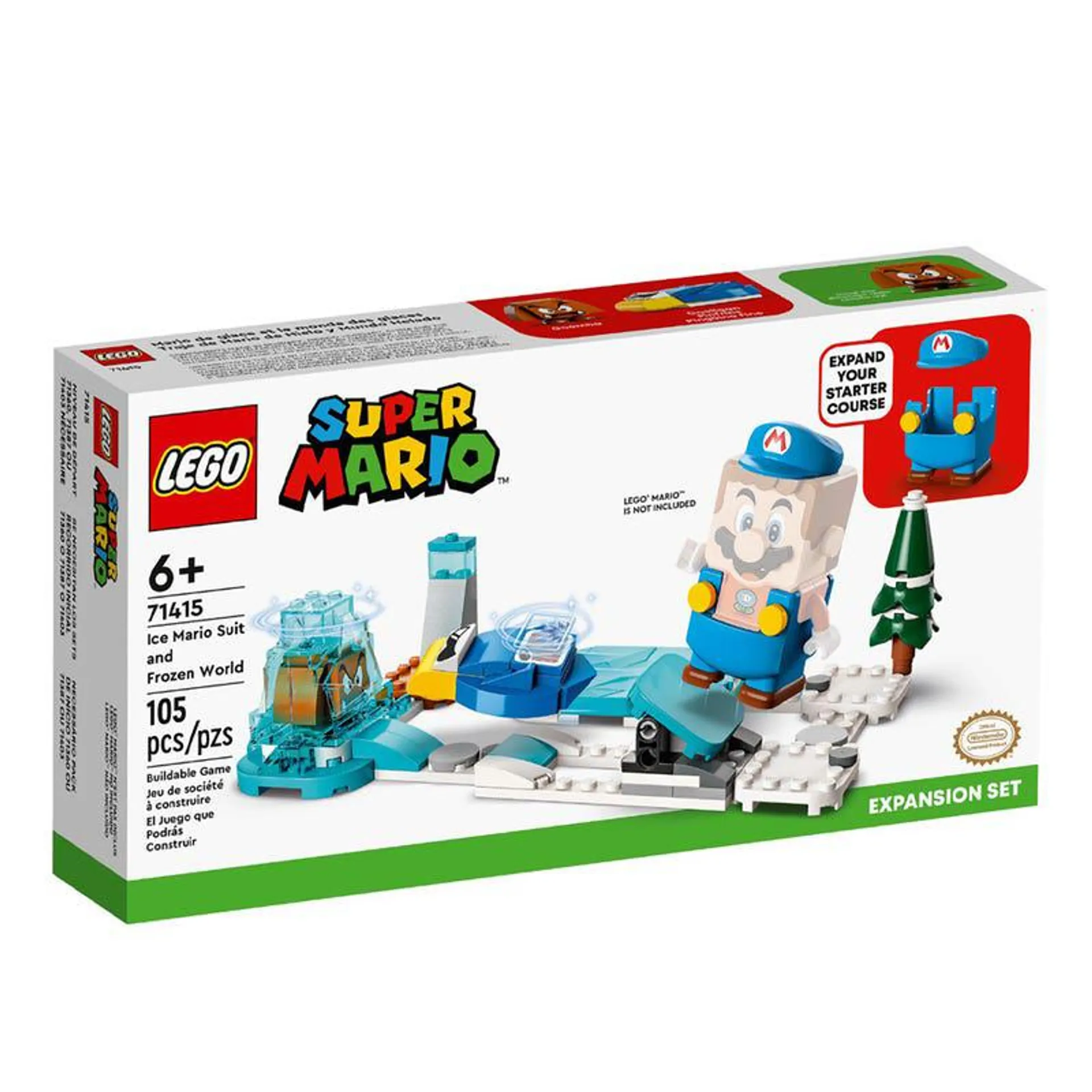 Lego Ice Mario Suit And Frozen World