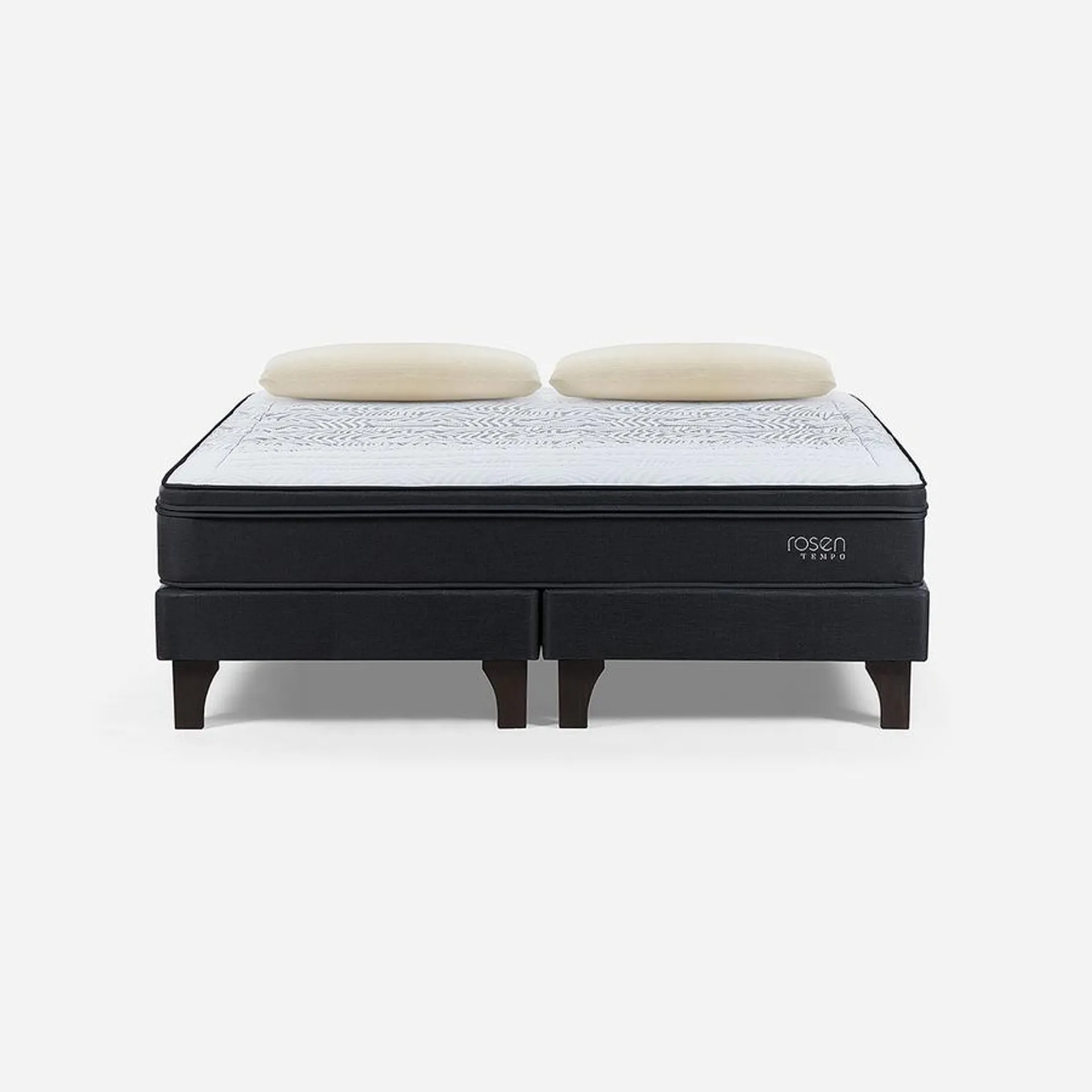 Cama Tempo King + Almohadas Esencial