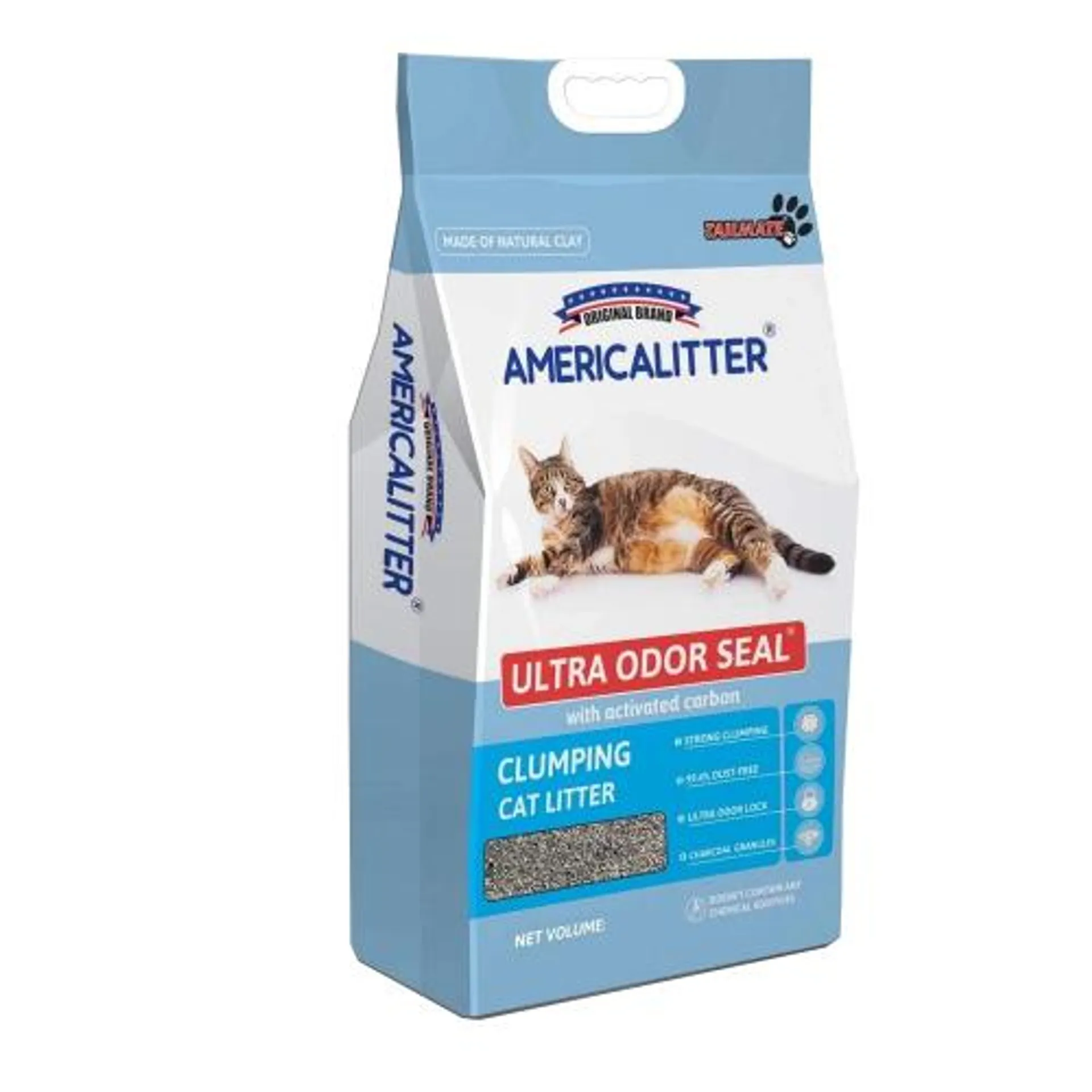 AMERICALITTER ULTRA ODOR SEAL AGLUTINANTE CON CARBÓN ACTIVADO 7 KG