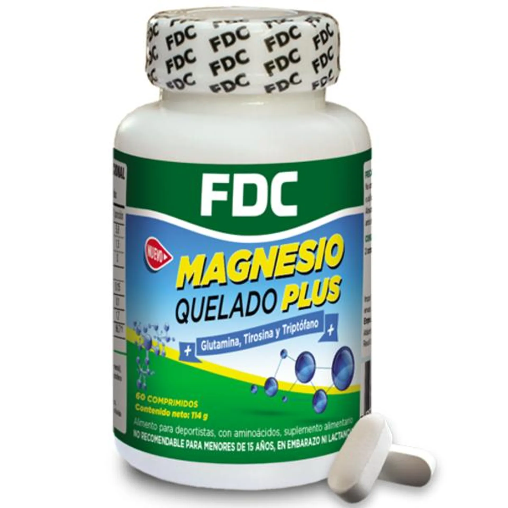 Magnesio quelado plus x 60 comprimidos - FDC