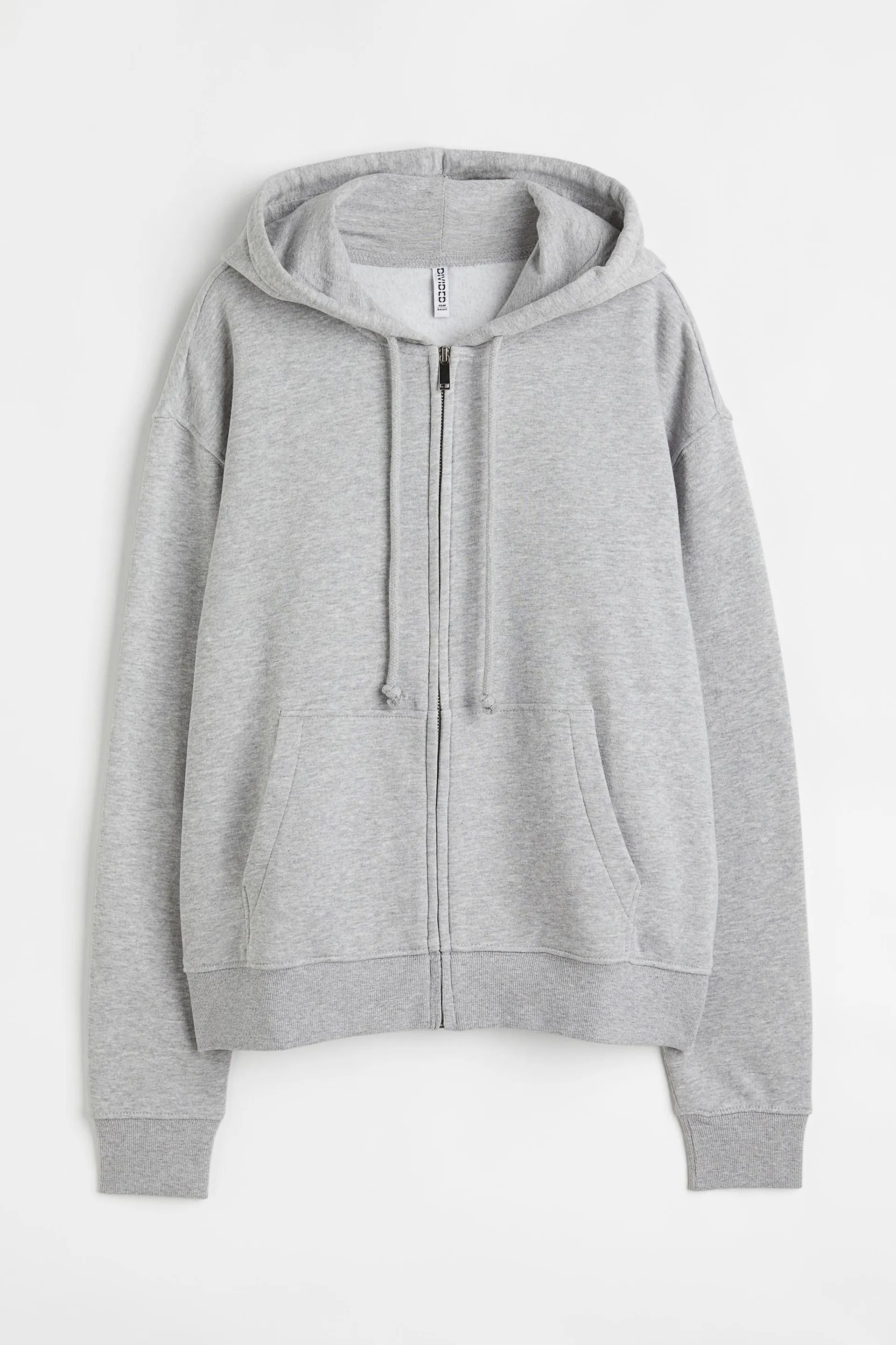 Polerón hoodie con cierre