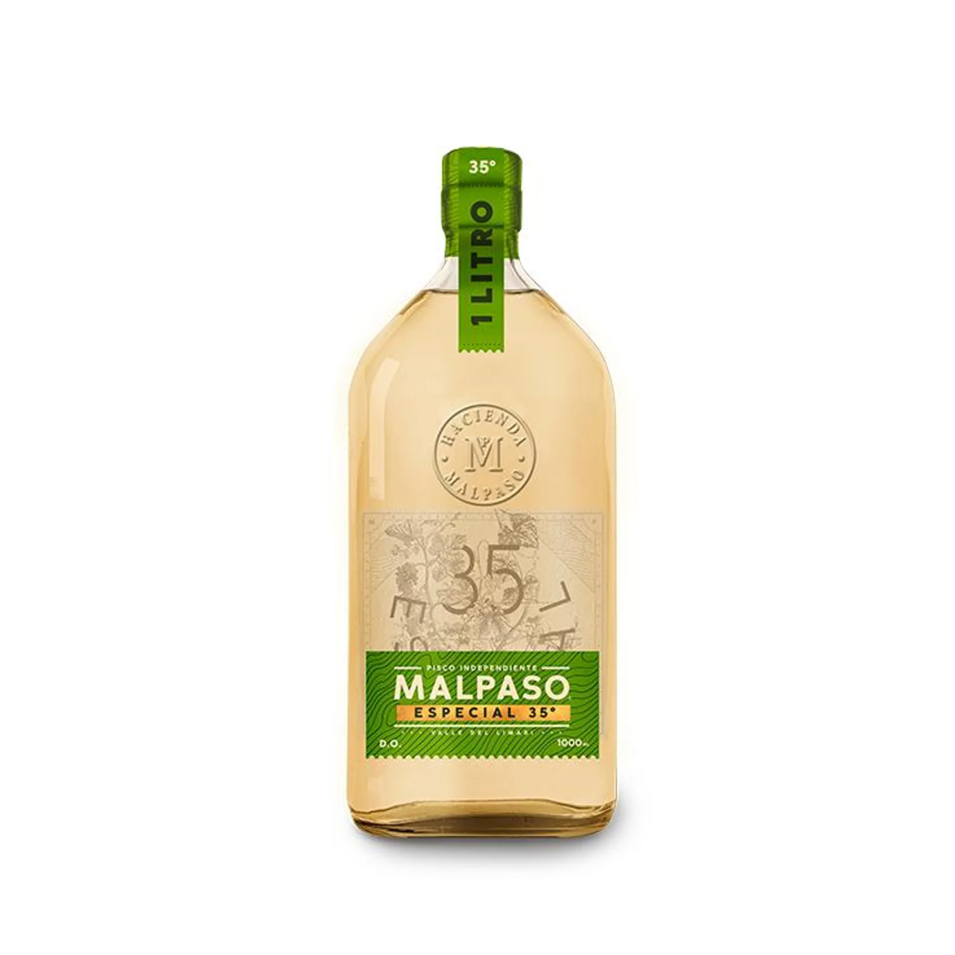 Pisco MalPaso 35° Botella 1Lt