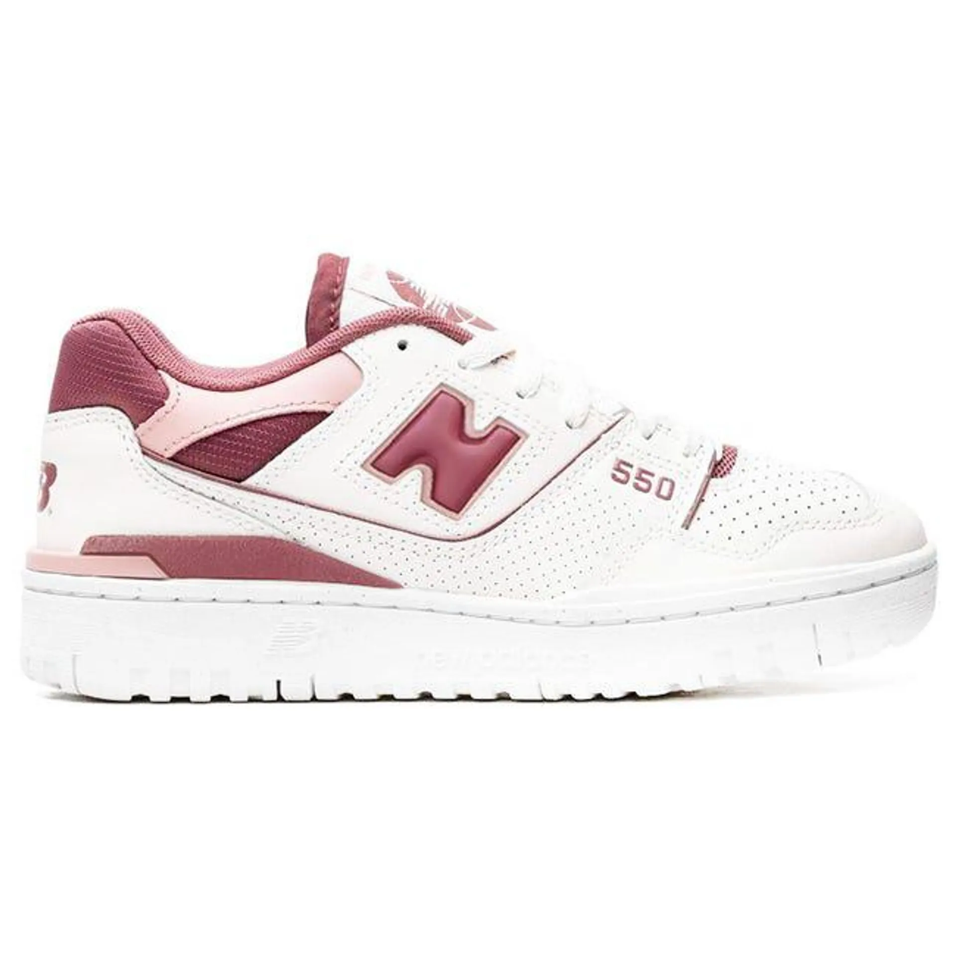 Zapatillas Urbanas Mujer New Balance 550 Blanca/Rosada