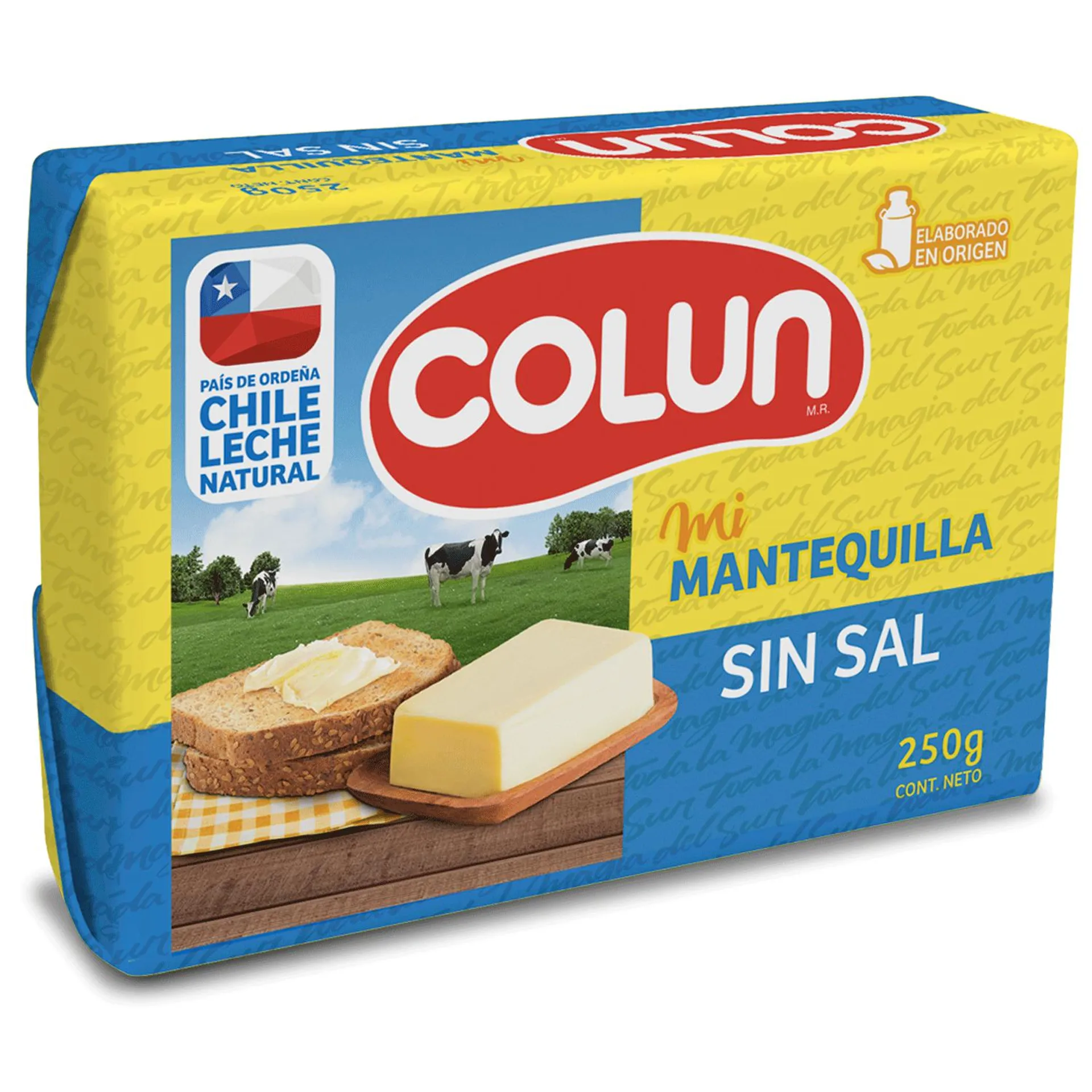 Mantequilla Colun Sin Sal 250 g