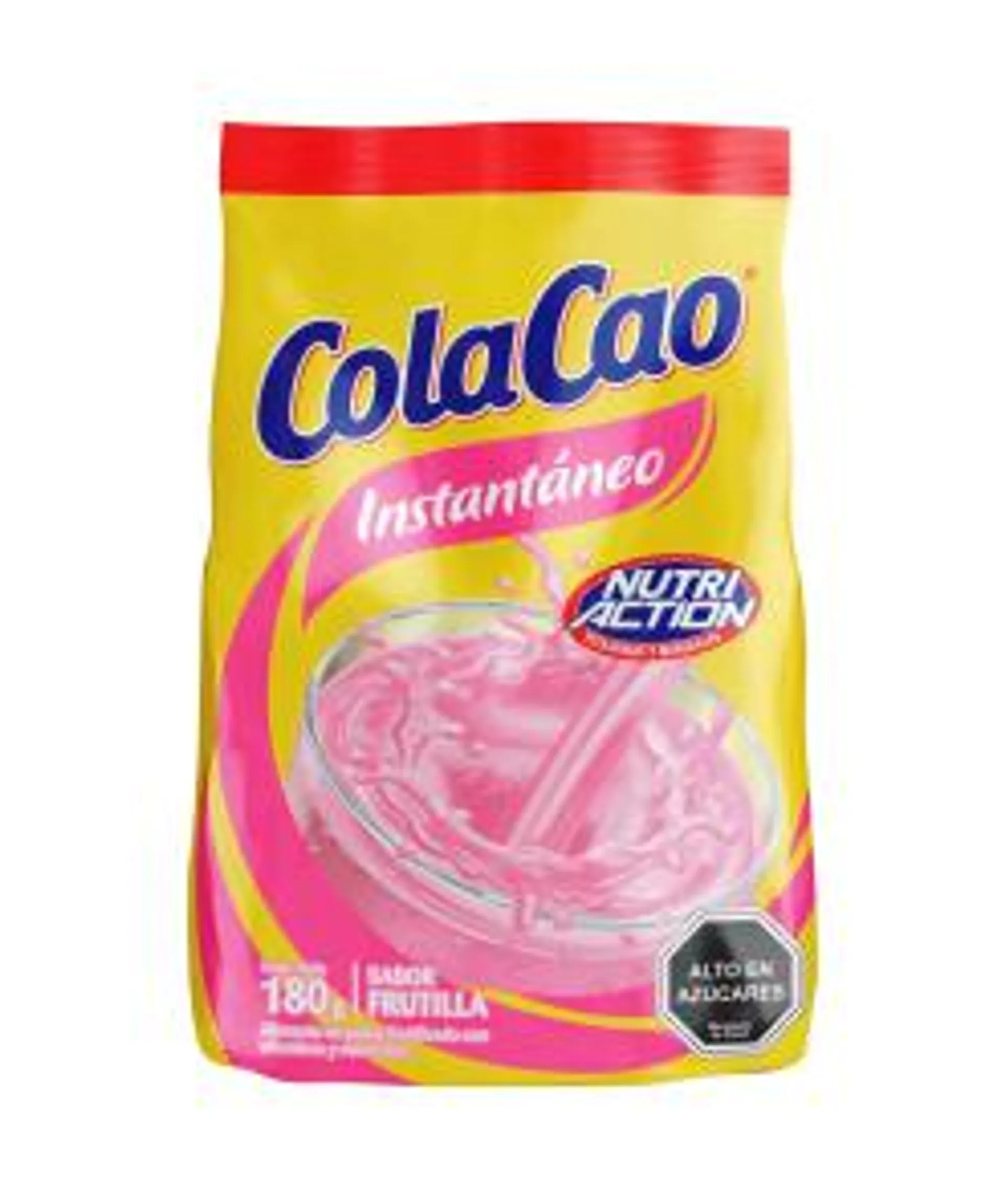 Alimento En Polvo Fortificado Sabor A Frutilla Cola Cao 180 Gr