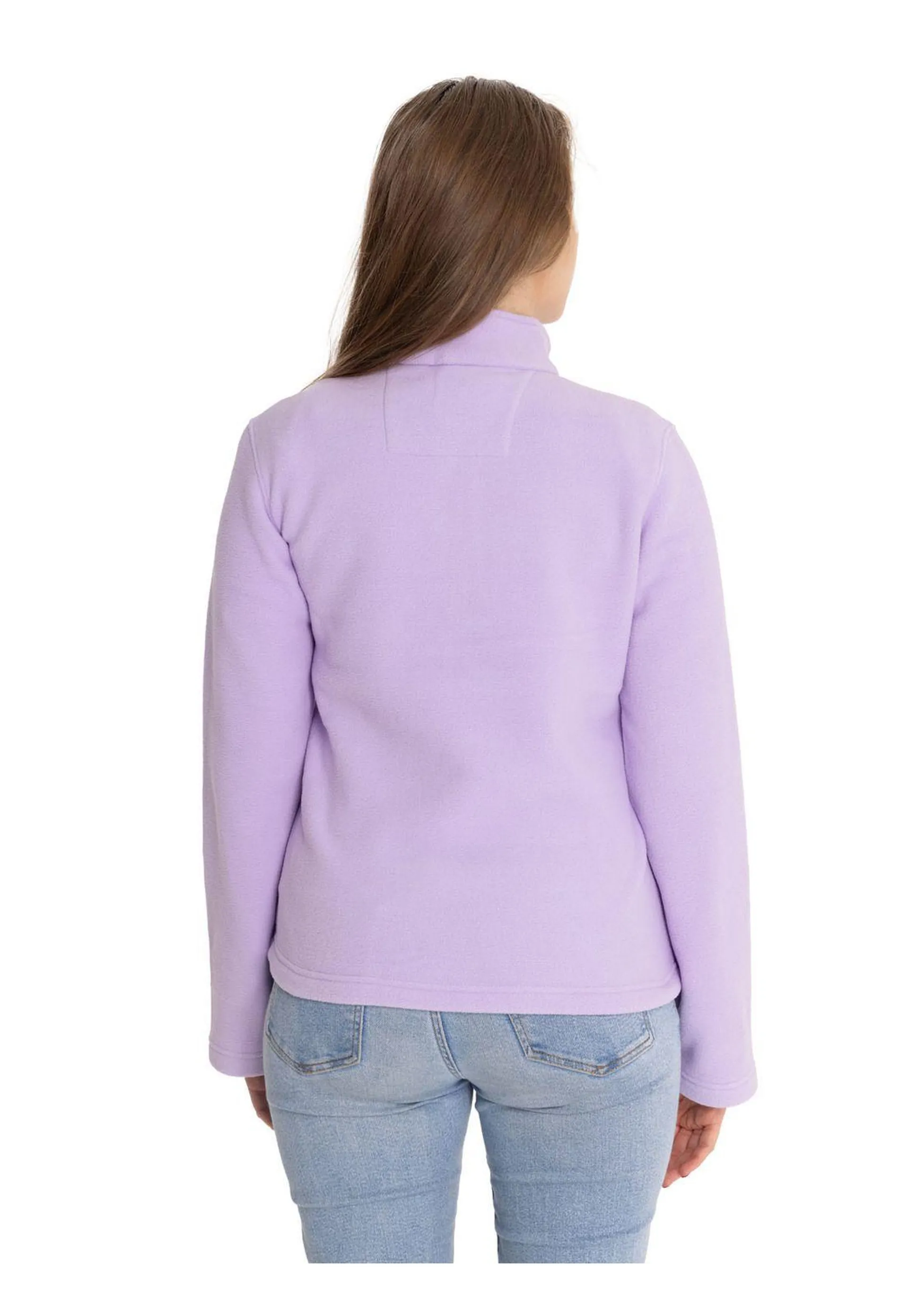 Polar Mujer Microfleece Quarter Zip Lila