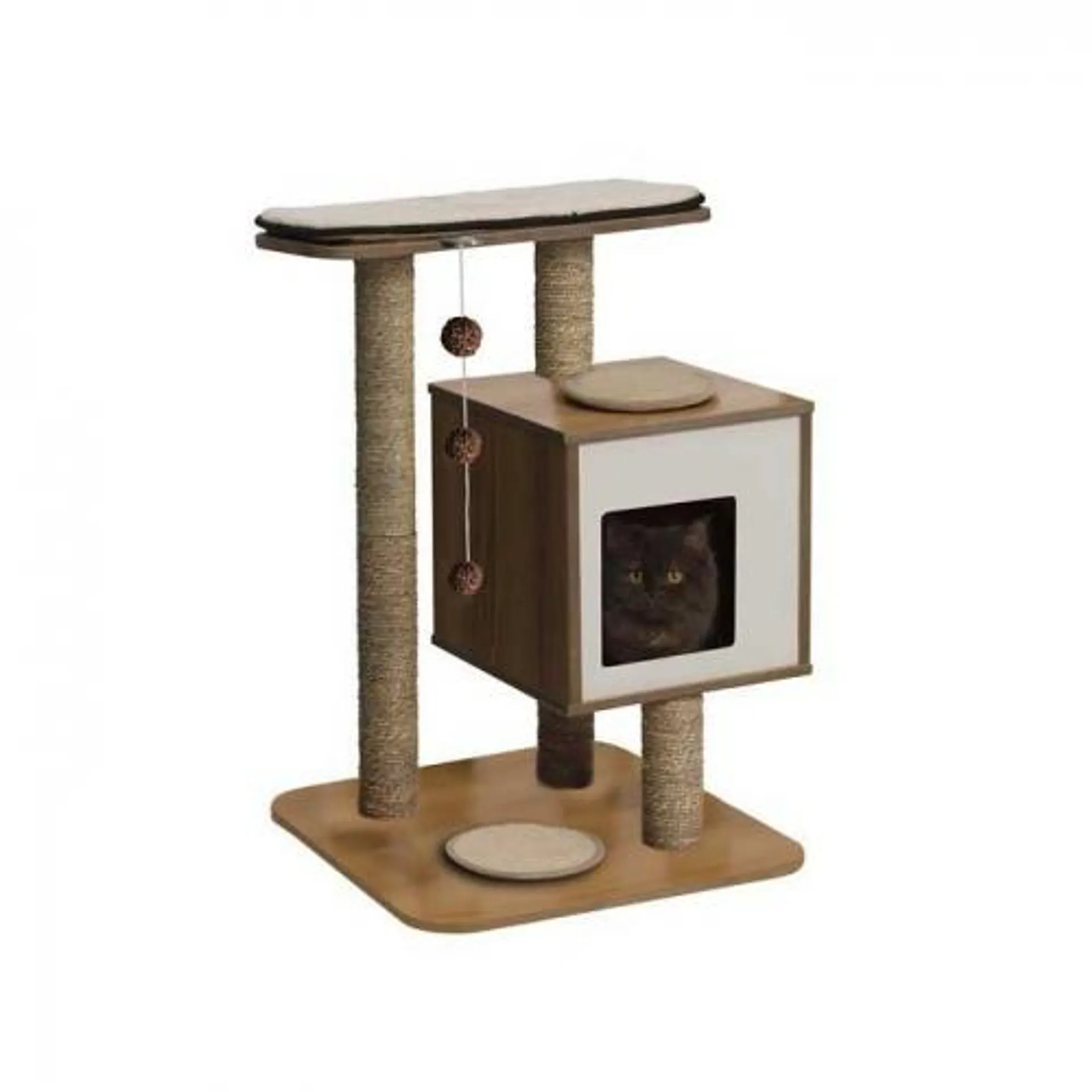 CATIT VESPER CAT FURNITURE V BASE NOGAL