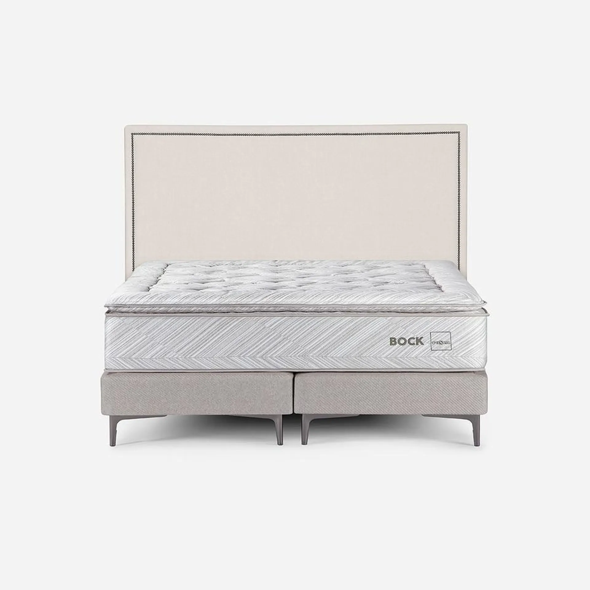 Cama Bock 2 Plazas + Respaldo Carrington