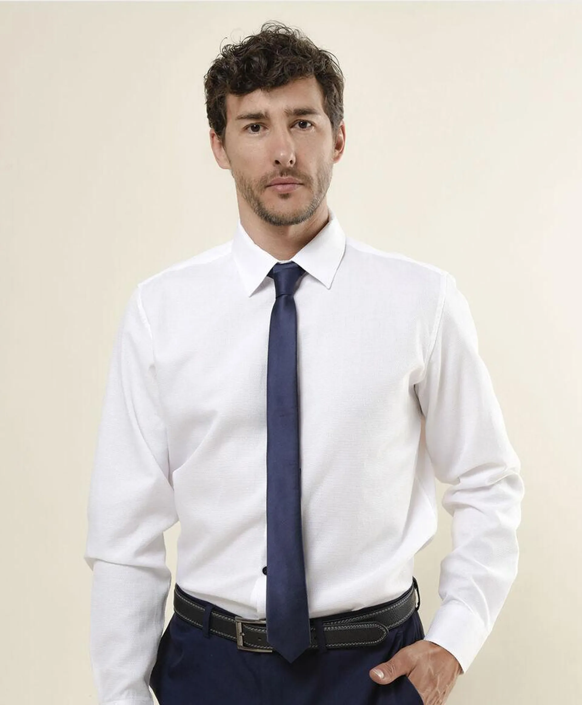 Corbata hombre azul