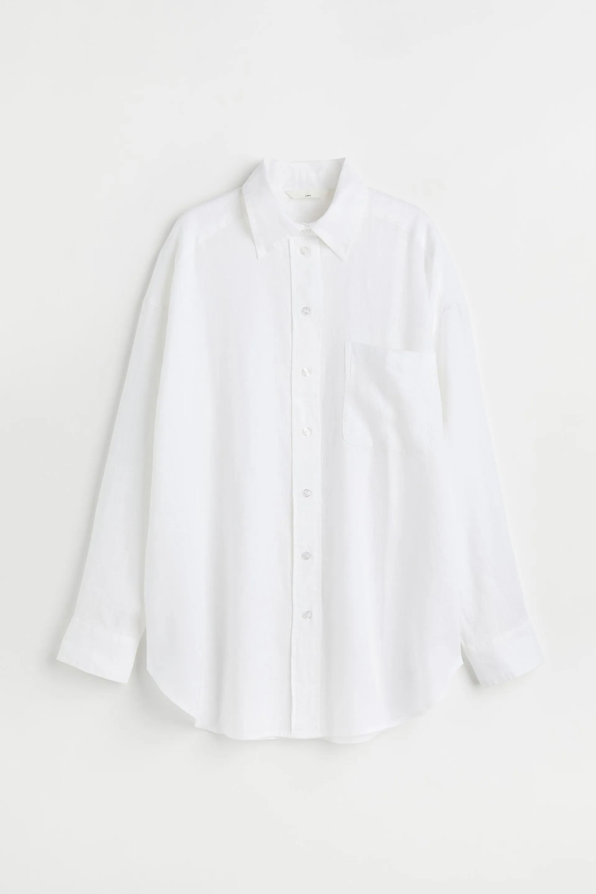 Camisa oversize de lino