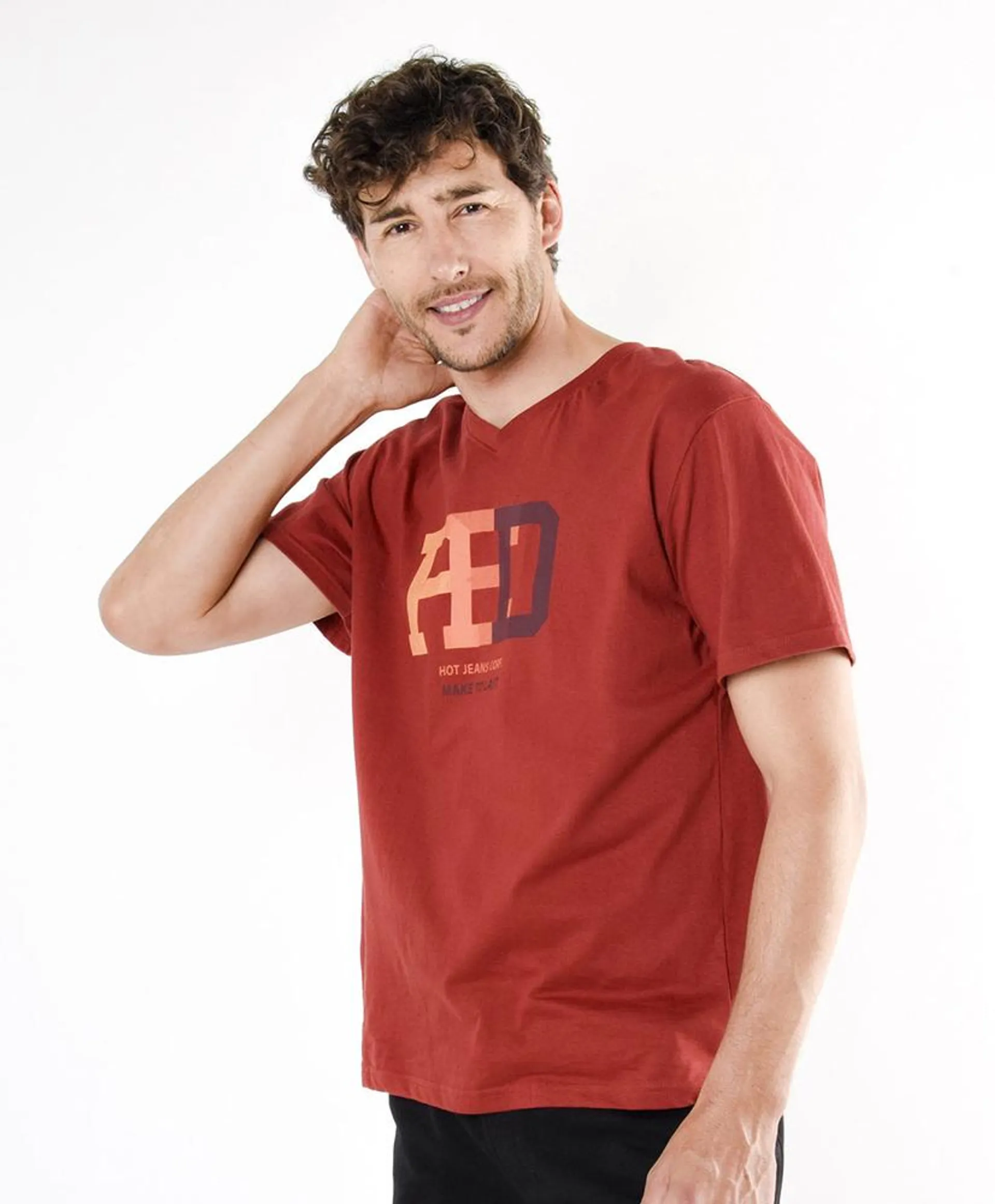 Polera hombre red