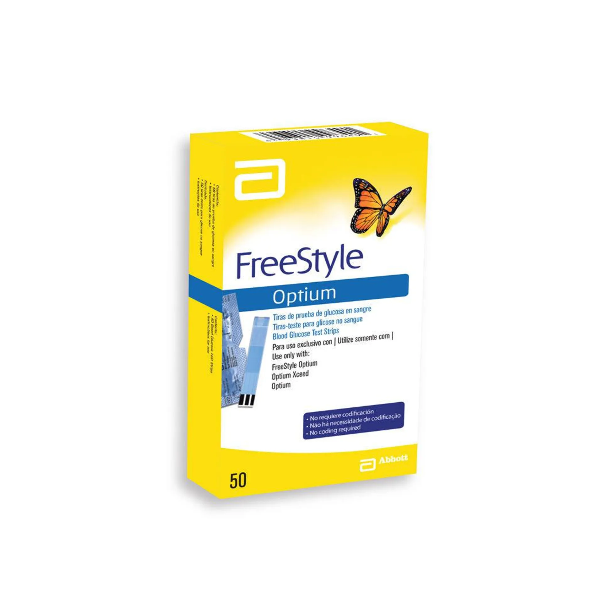 Tiras Reactivas Glucosa Freestyle 50 Unidades