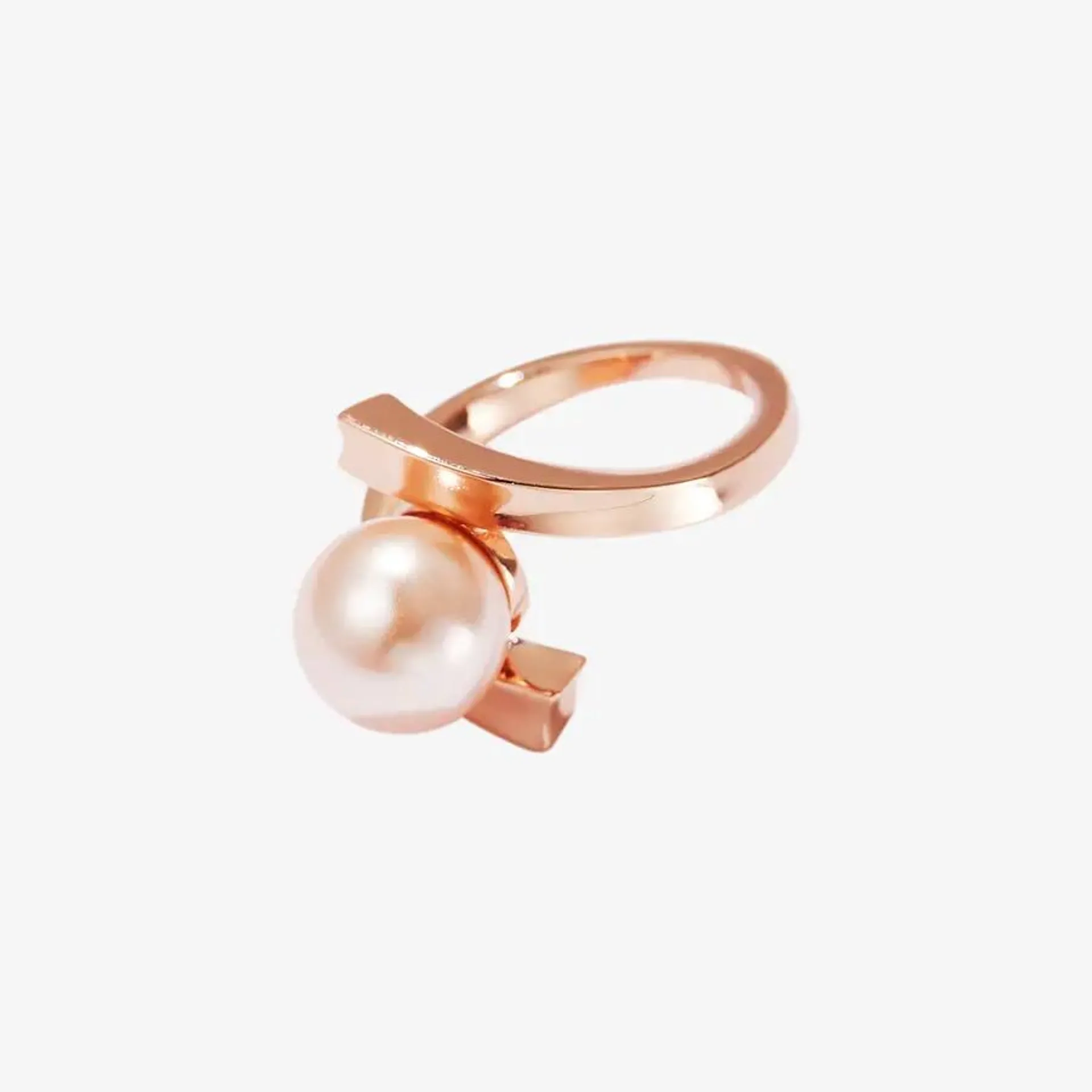 Rose Pearl Ring 18