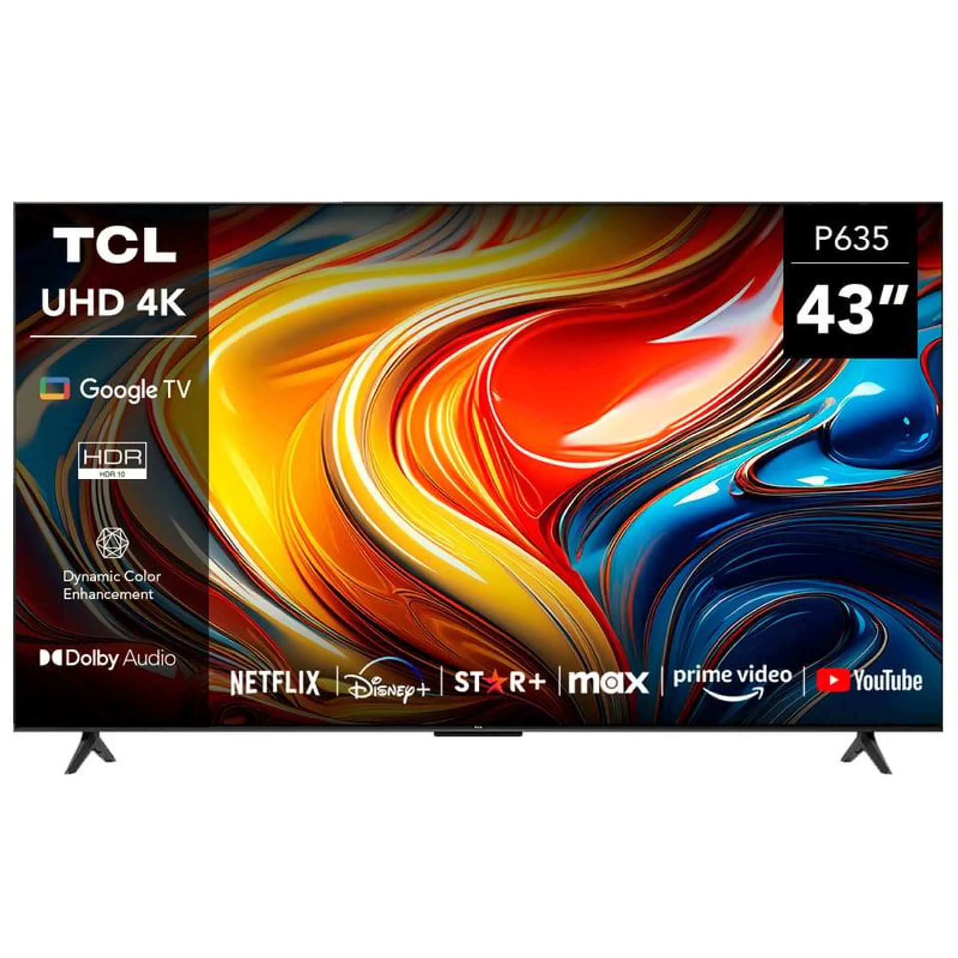 LED 43 4K Ultra HD Google TV 43P635