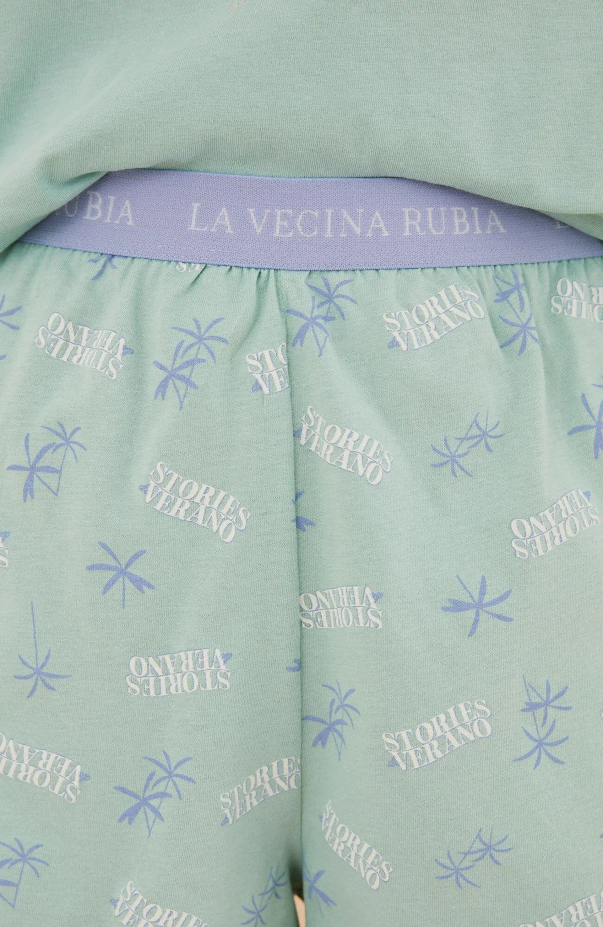 Pijama Women'Secret La Vecina Rubia Azul Claro