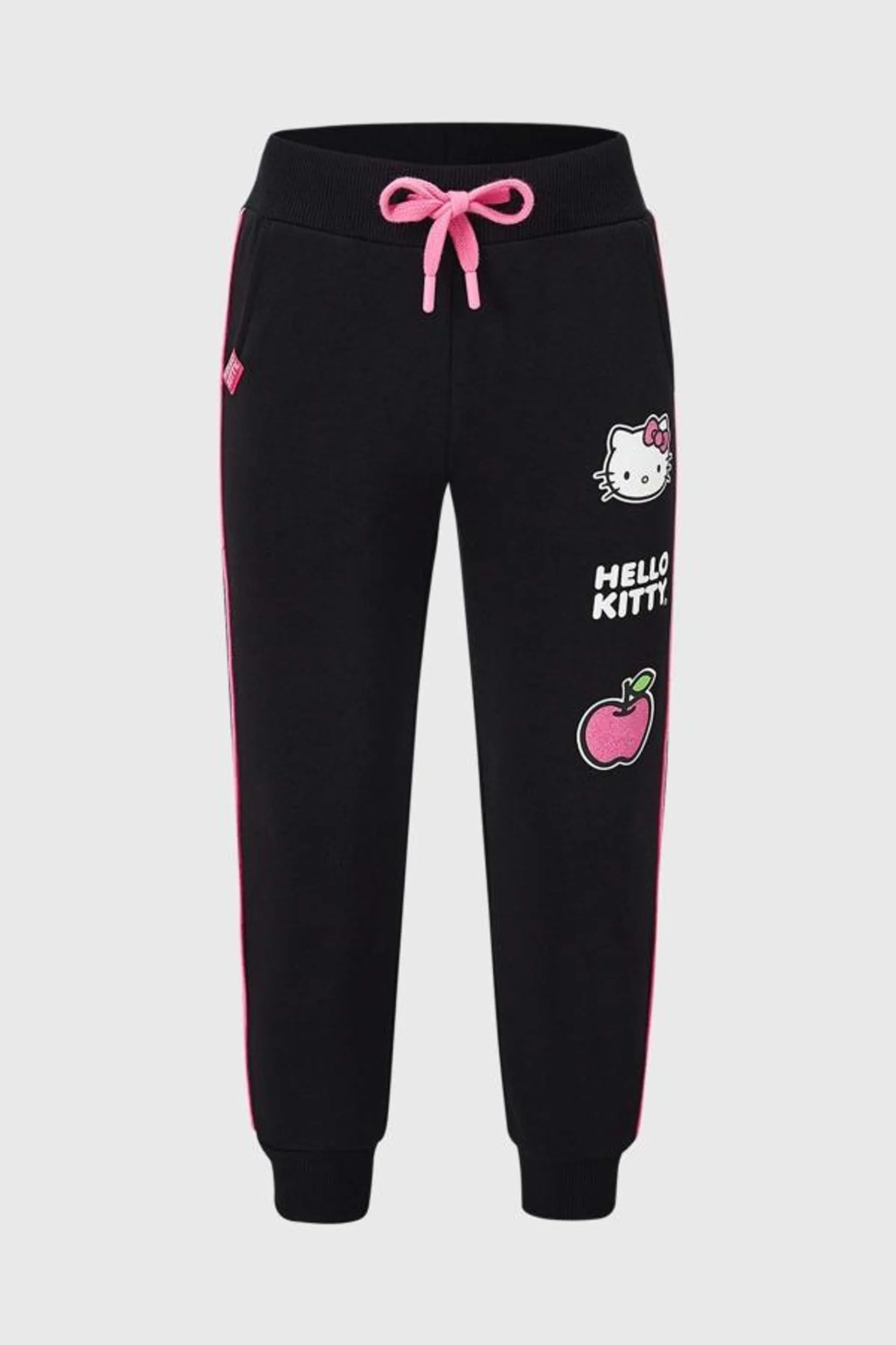 PantalÓn buzo niÑa hello kitty negro