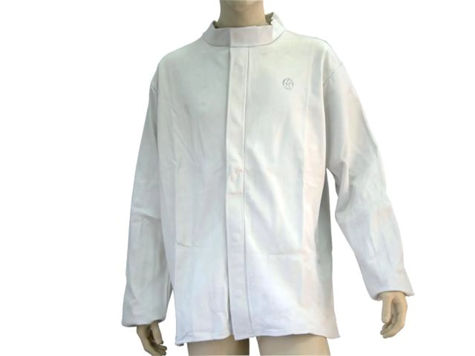 Chaqueta Soldador Cuero c/velcro broche T-XL