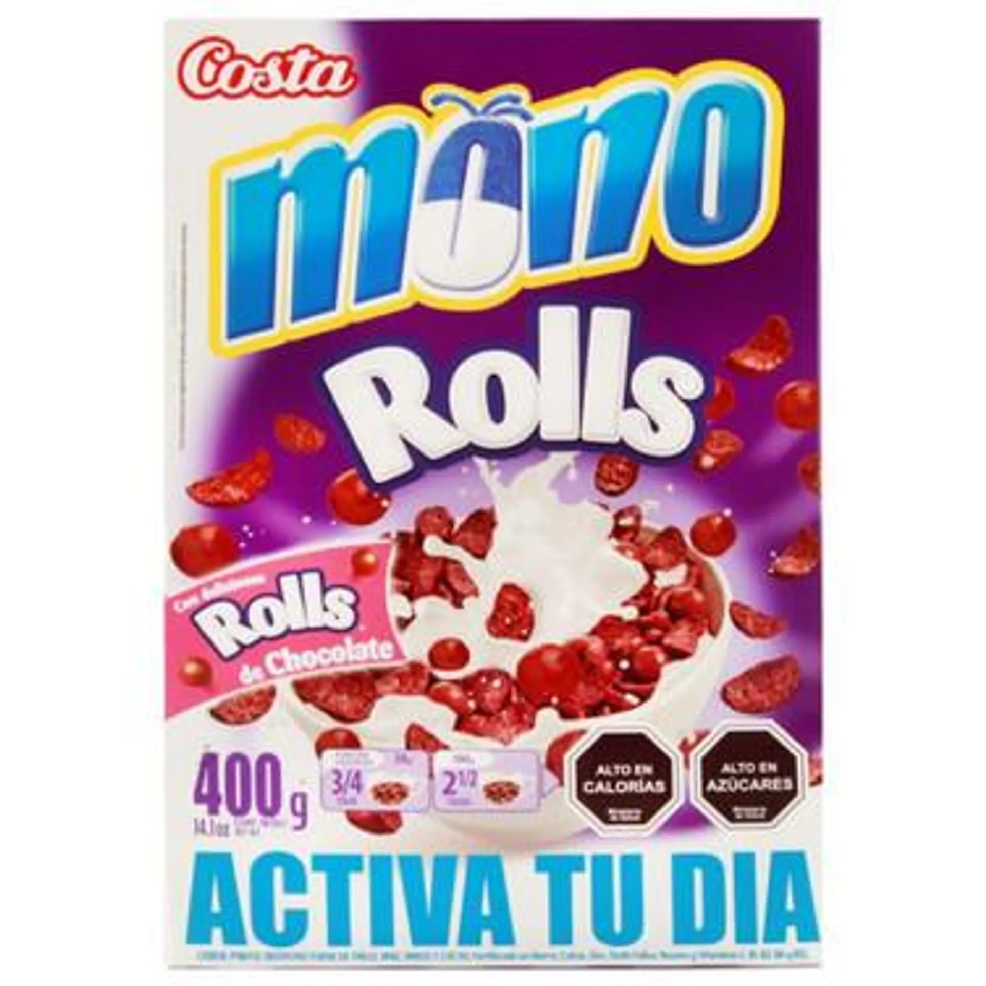 Cereal Costa Power Mono Rolls 400 Grs