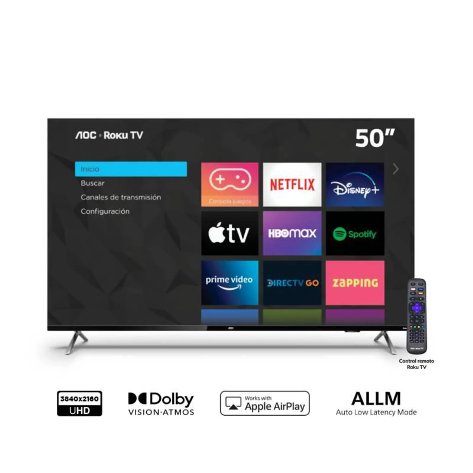 LED 50" 4K Ultra HD Roku TV 50U6125