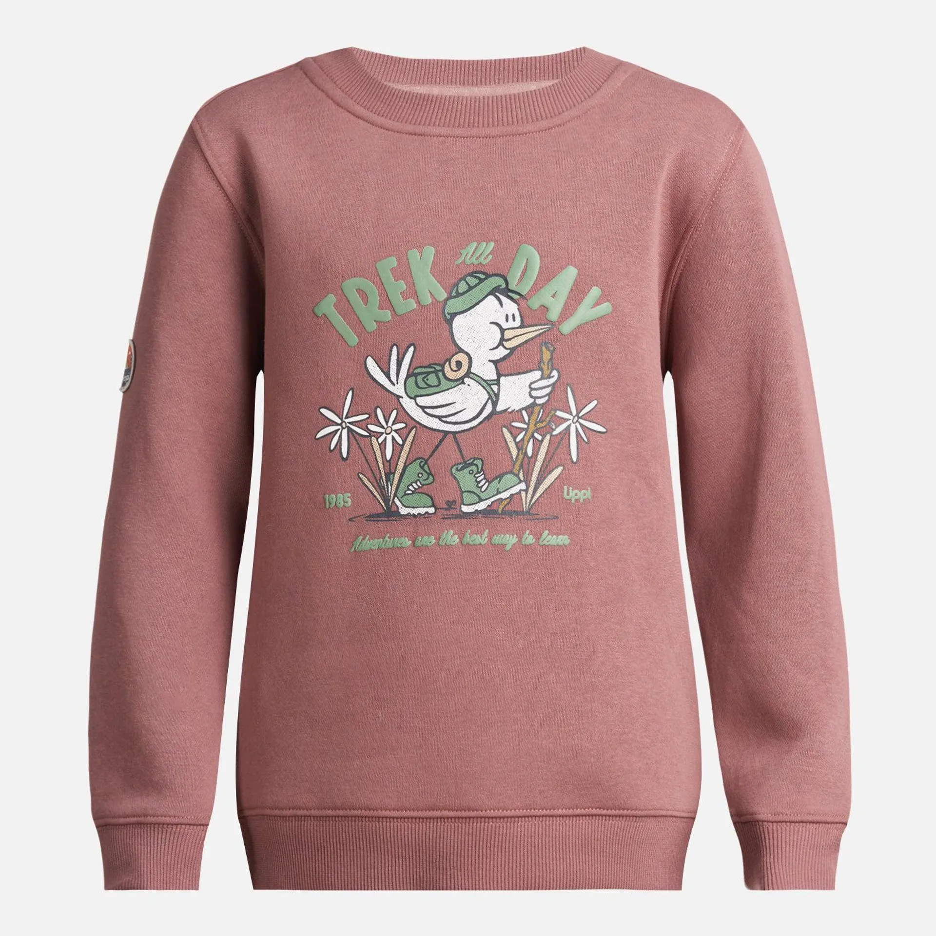 Poleron Niña Insigne Sweatshirt Palo Rosa Lippi