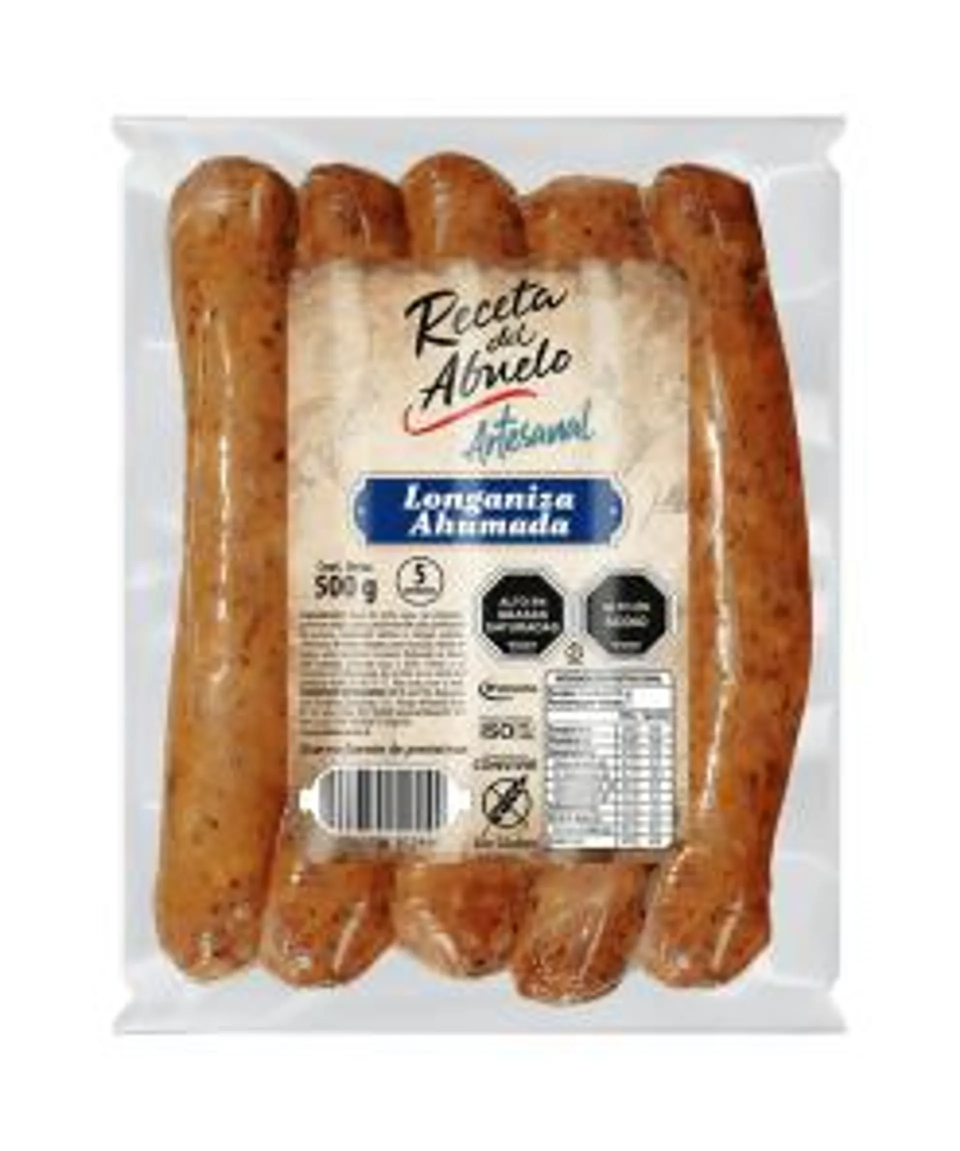 Longaniza Ahumada Artesanal Receta Del Abuelo 500 Gr