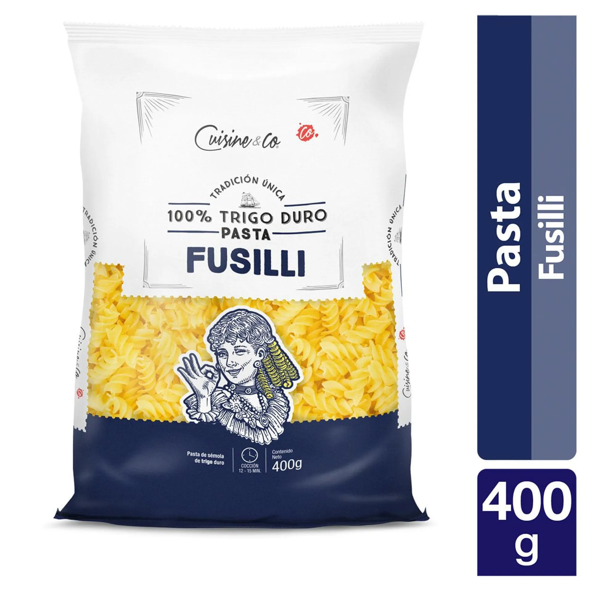 Fusilli 100% trigo duro 400 g