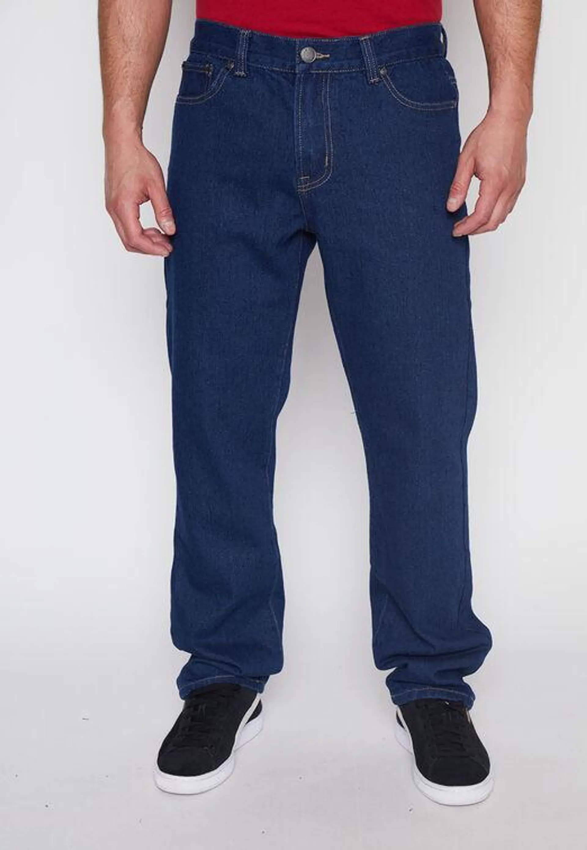 Jeans Hombre Azul Regular Basico Family Shop