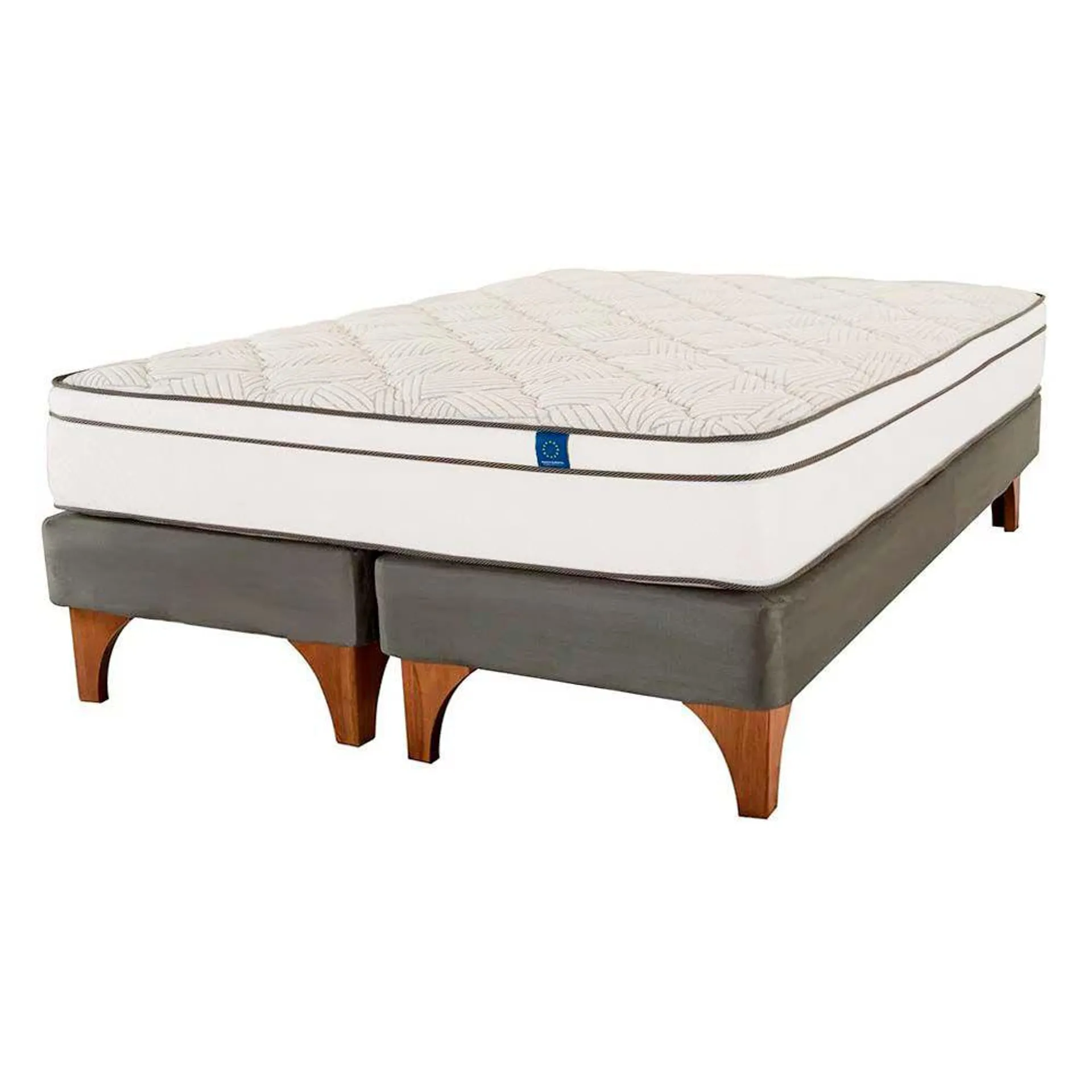 Cama Europea Flex Valencia / 2 Plazas / Base Dividida