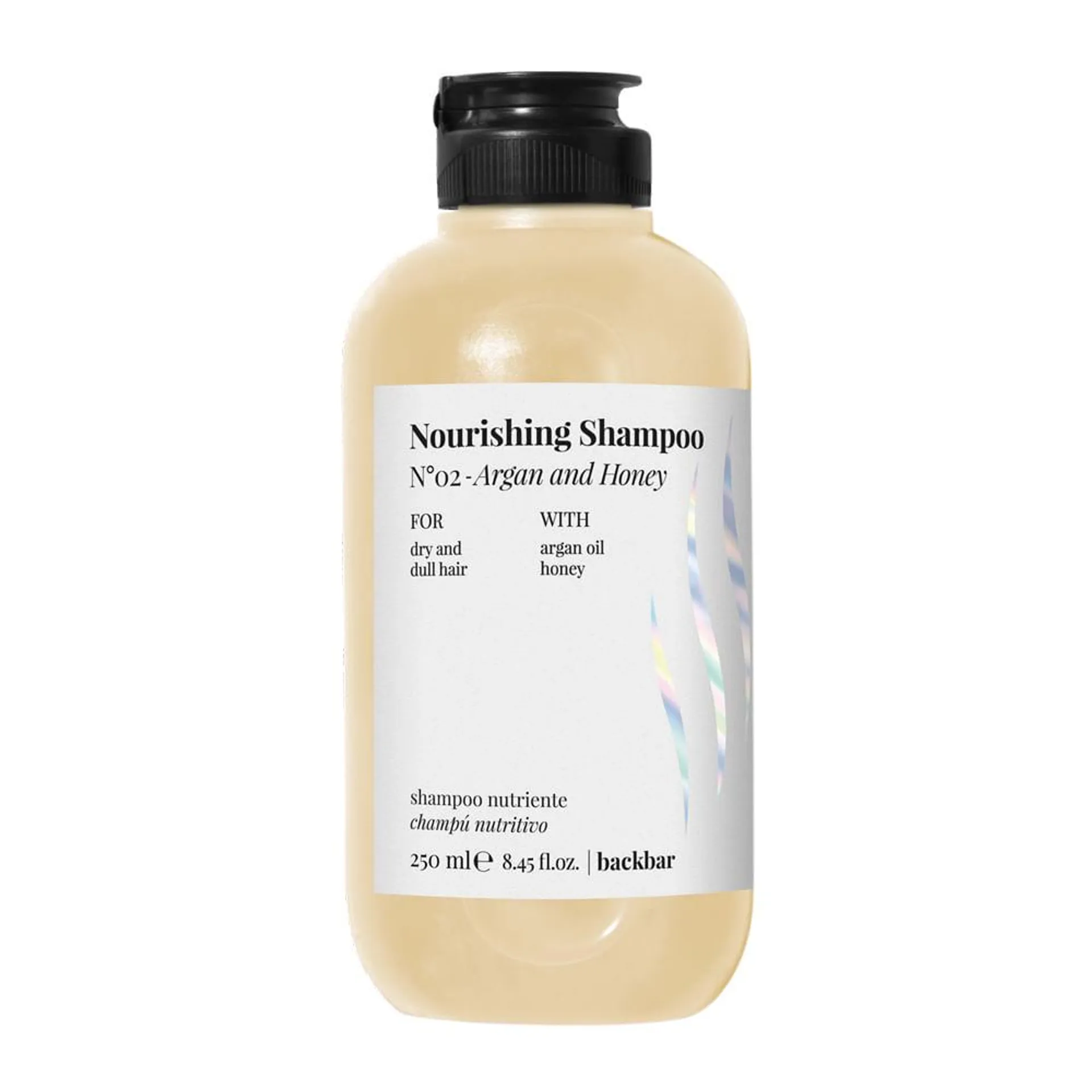 Back Bar Nourising Shampoo- Argan And Honey 250ml