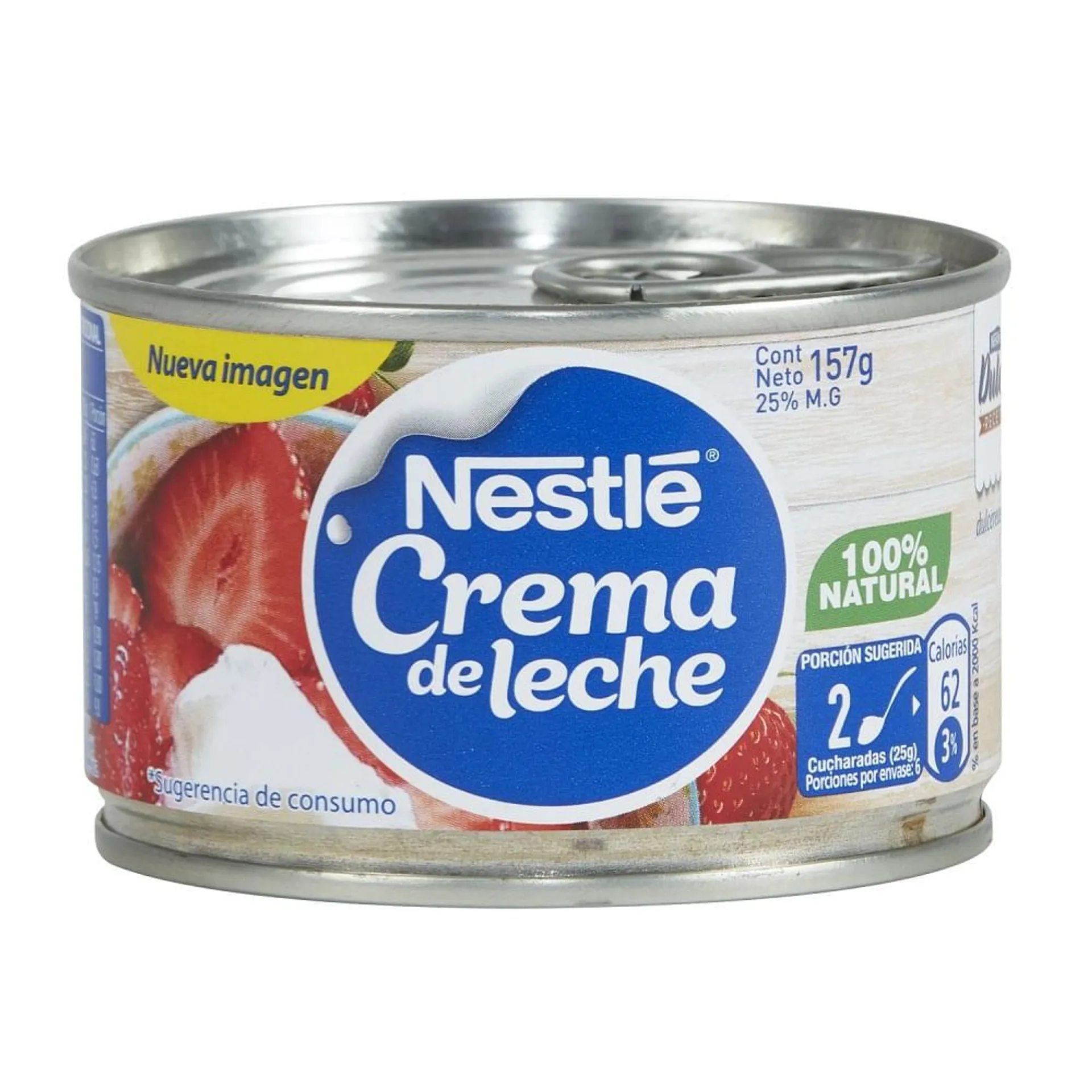 Crema de leche Nestlé lata abre fácil 157 g