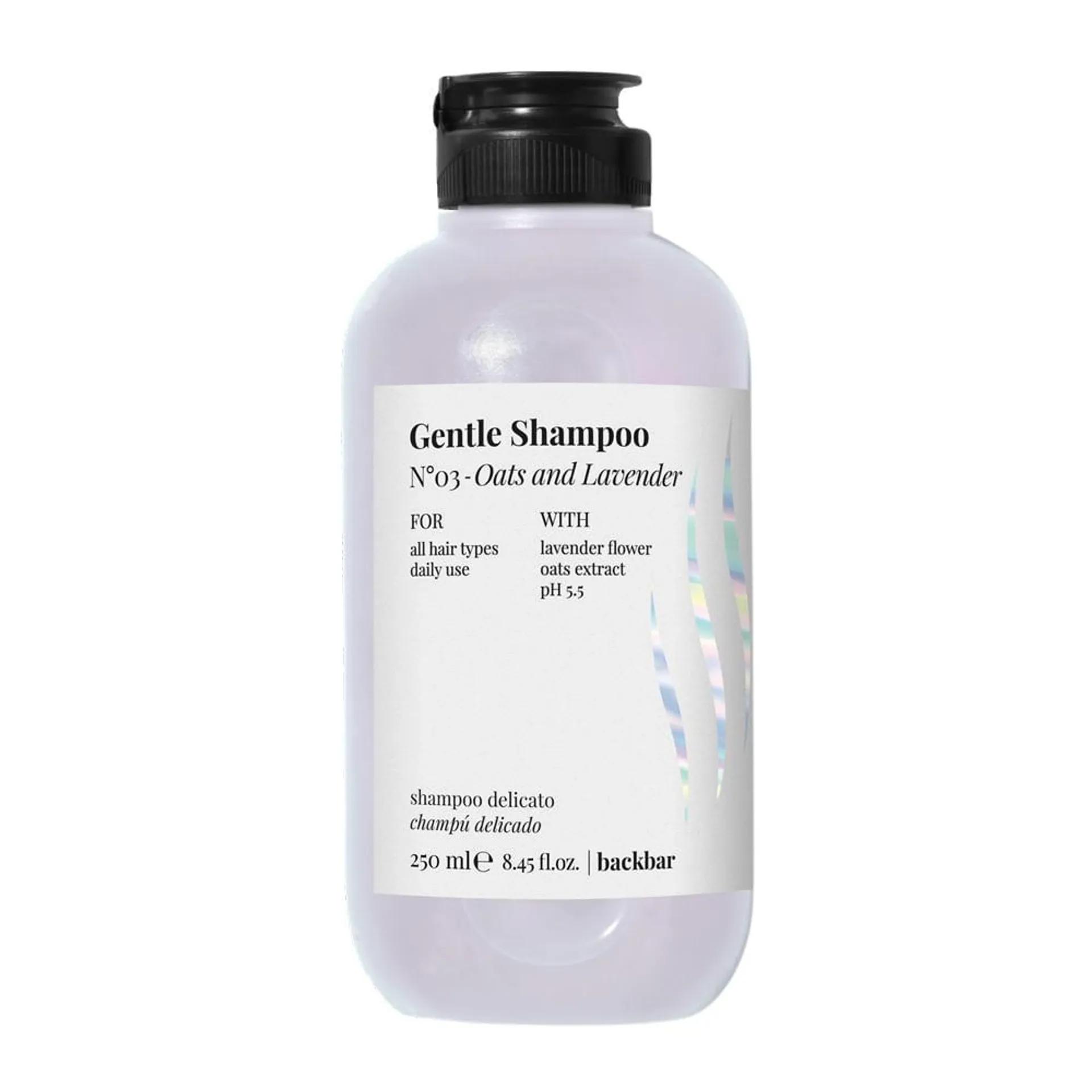 Back Bar Gentle Shampoo- Oats And Lavender 250ml