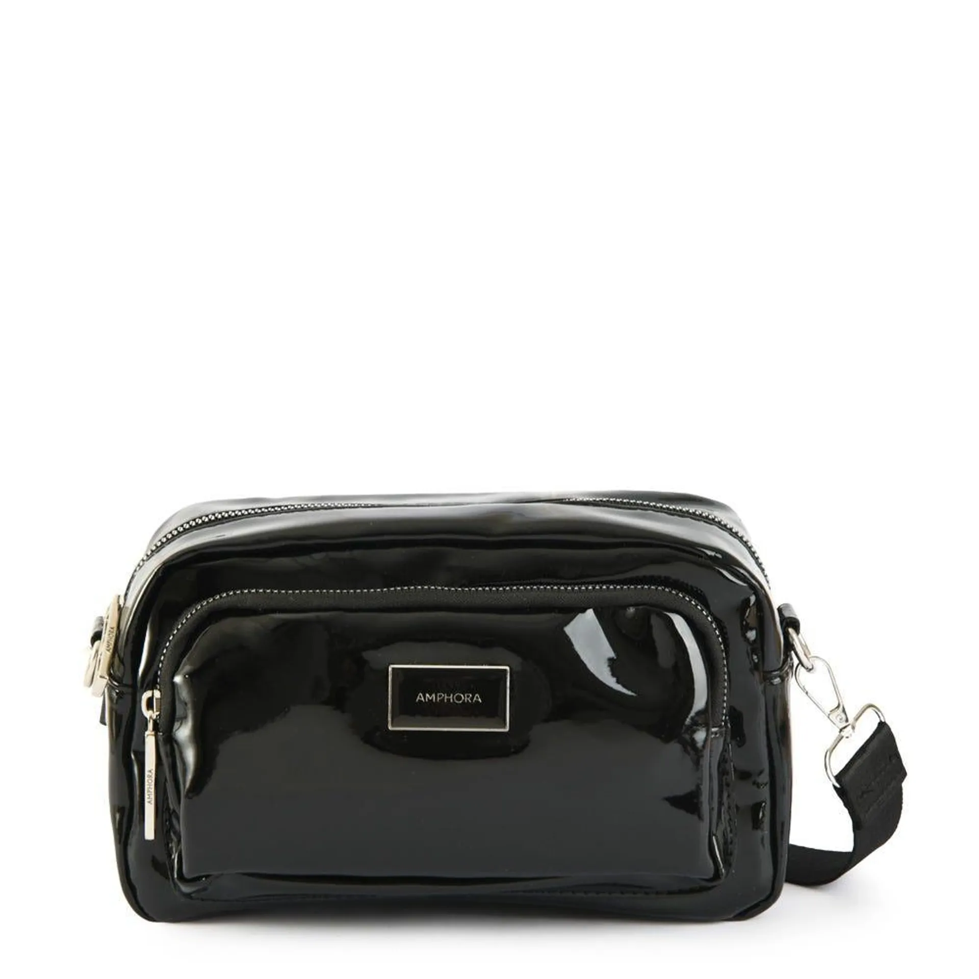 Cartera bandolera mediana chantal negro