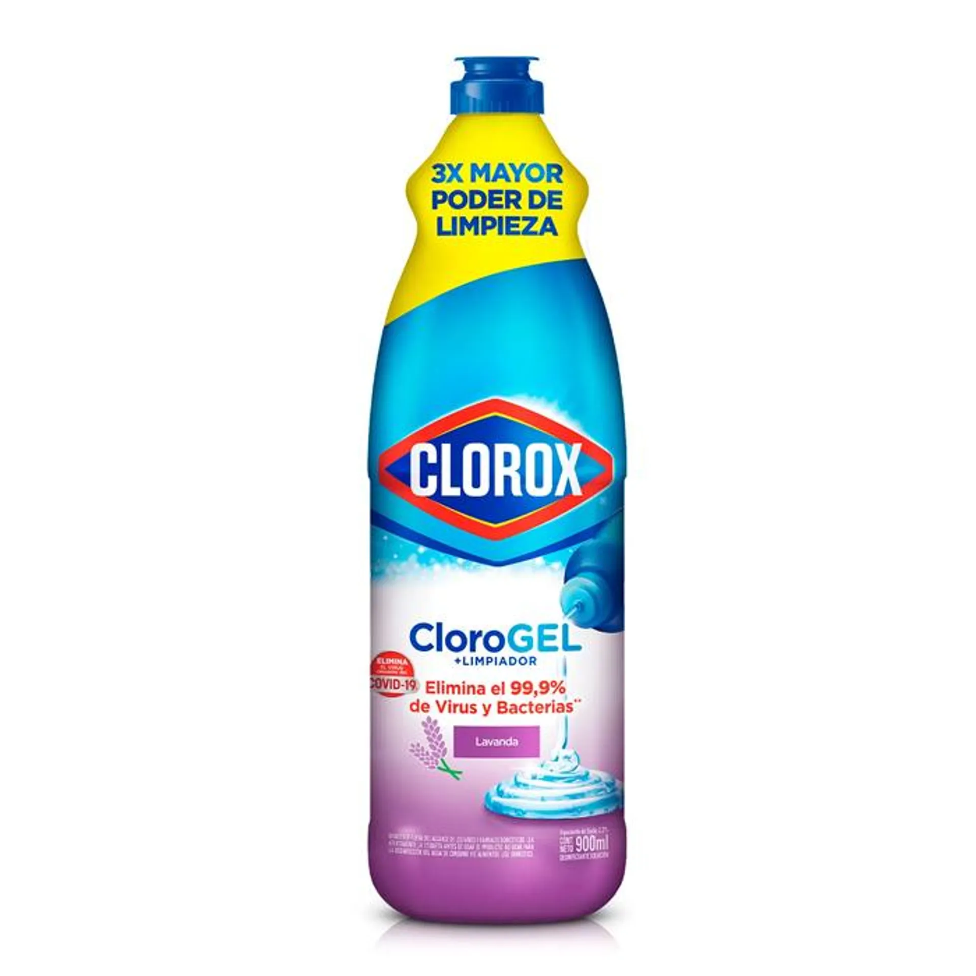 Cloro Gel Lavanda Clorox 900 Ml