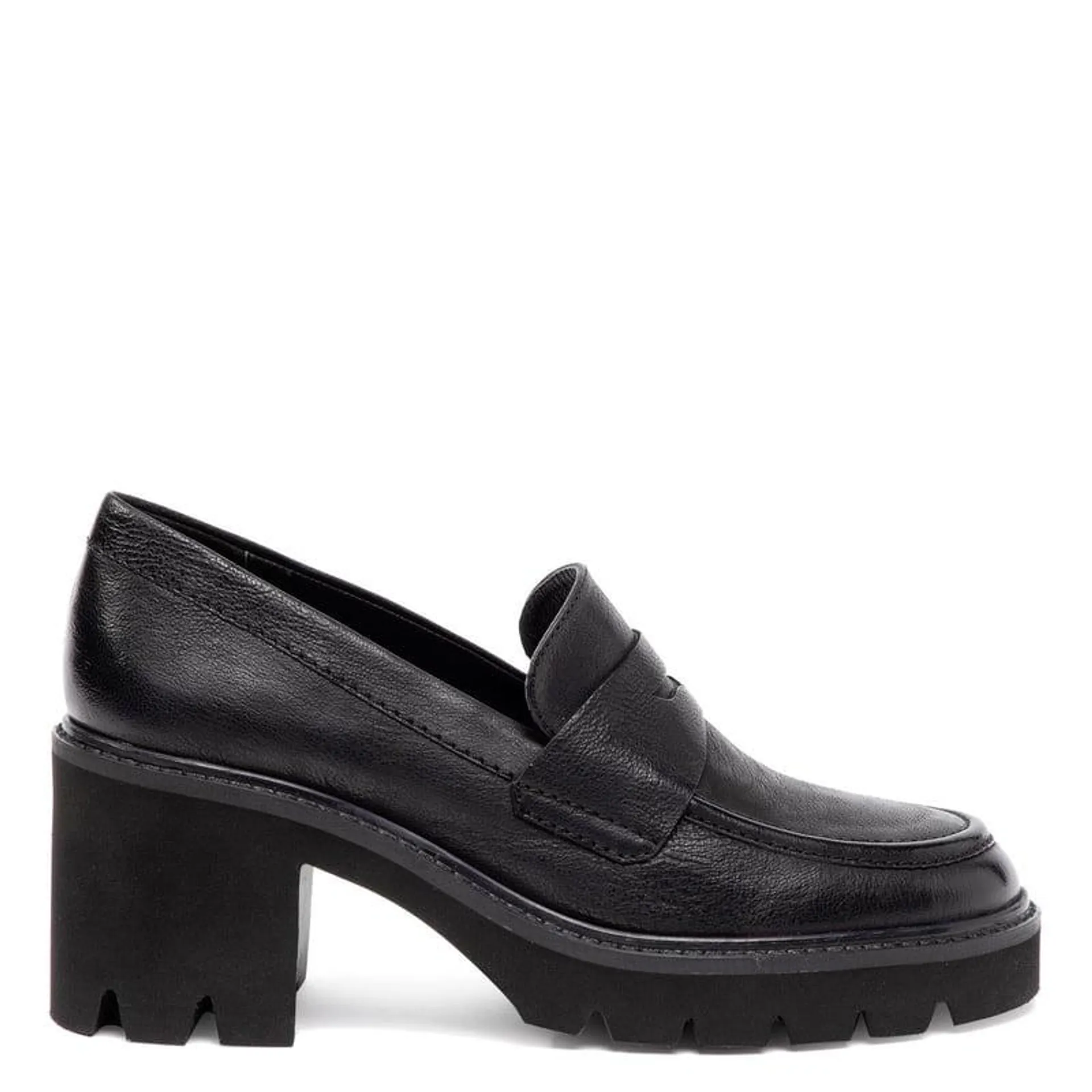 Mocasín Mujer Cuero Negro Gacel