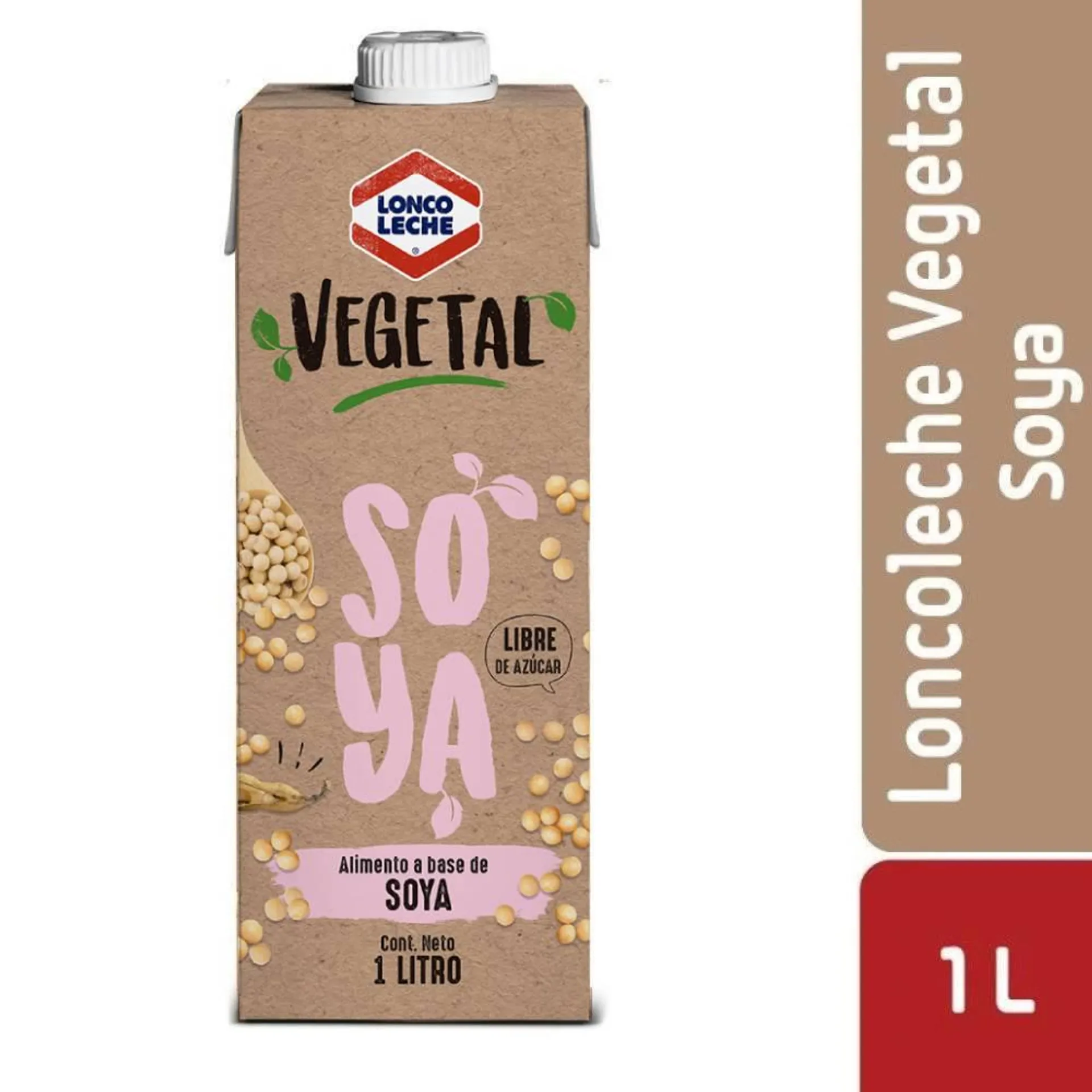 Bebida de soya Loncoleche natural 1 L