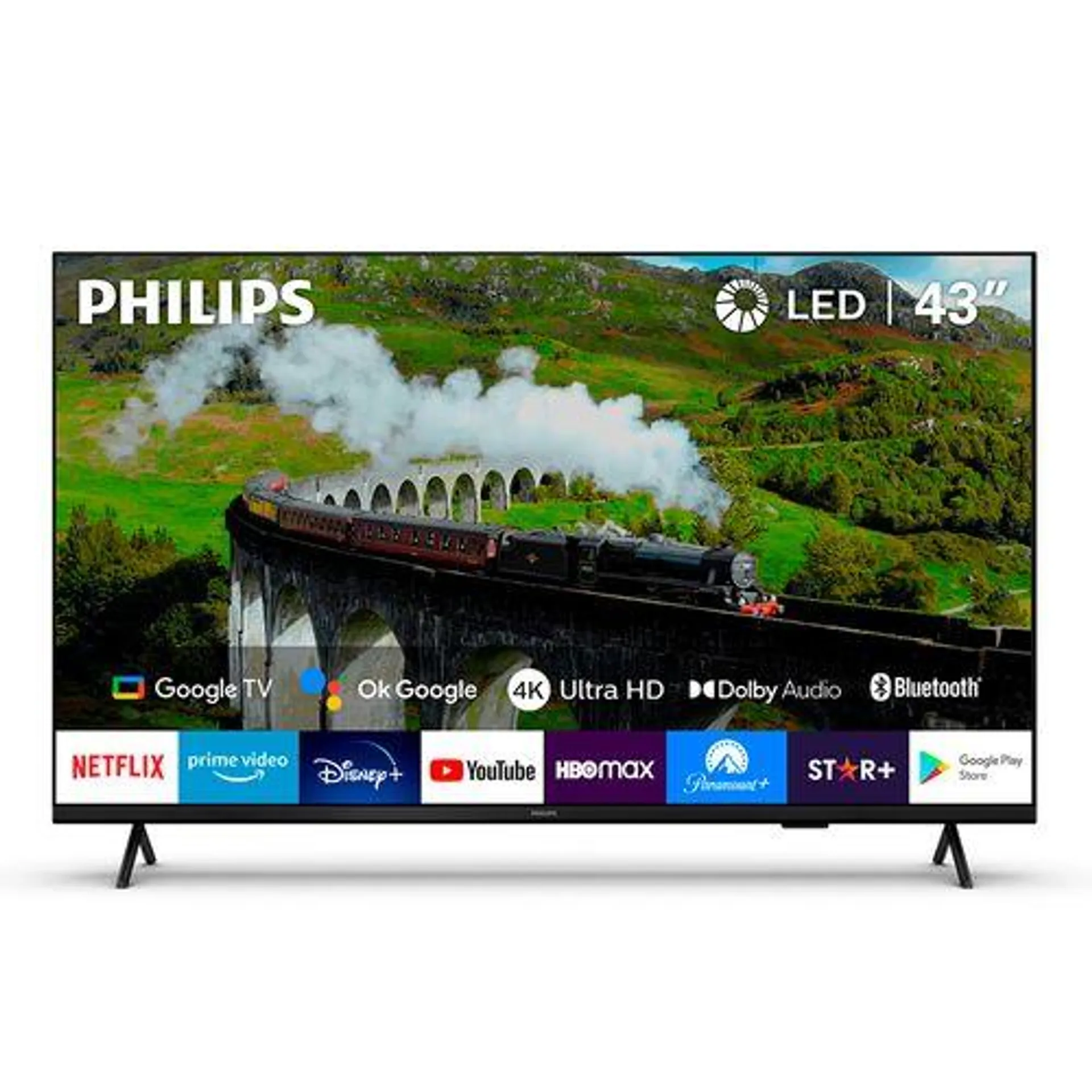 LED 43” UHD 4K 43PUD7408 GOOGLE TV