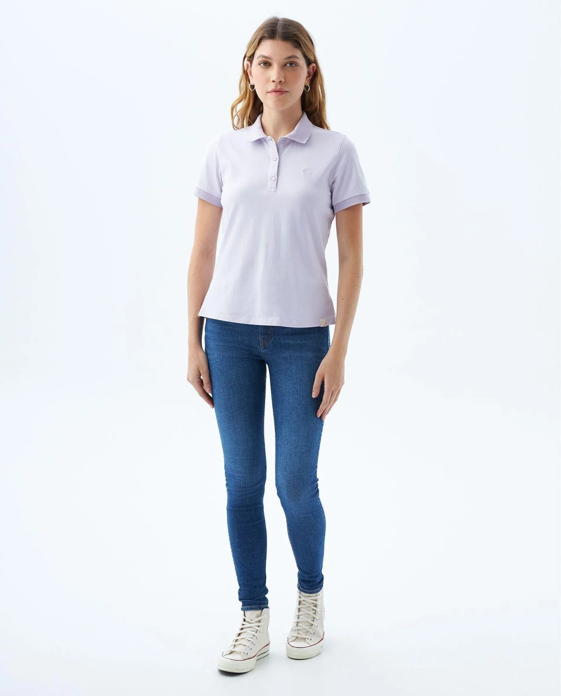 Polo Slim básica para mujer