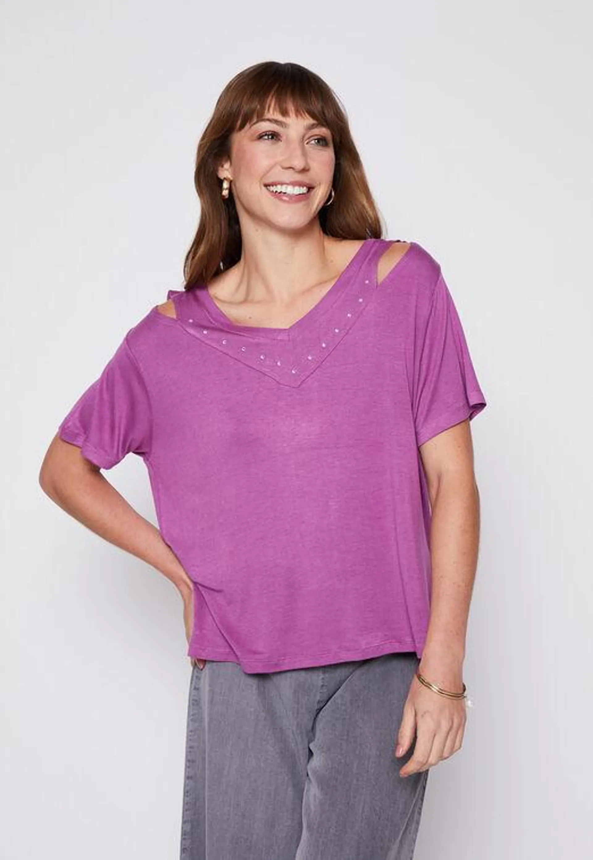 Polera Aventura Violeta Family Shop