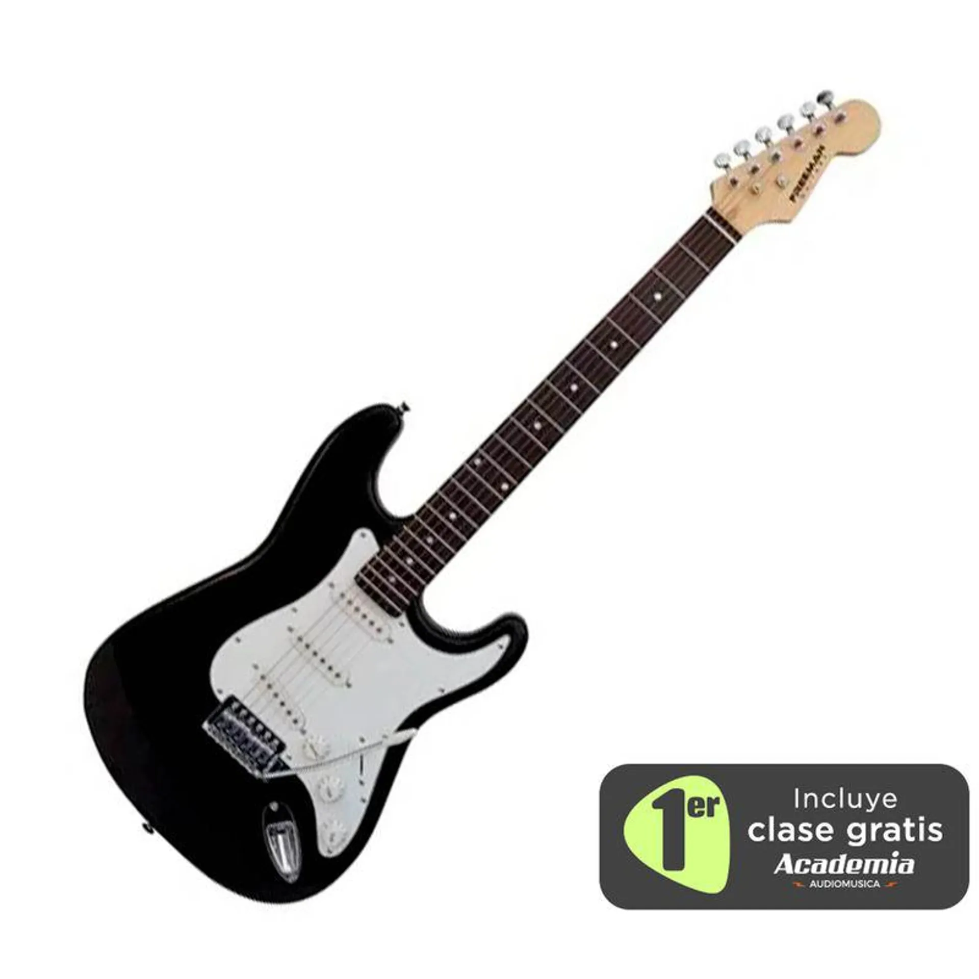 Guitarra eléctrica Freeman FREG1003 Stratocaster - Black