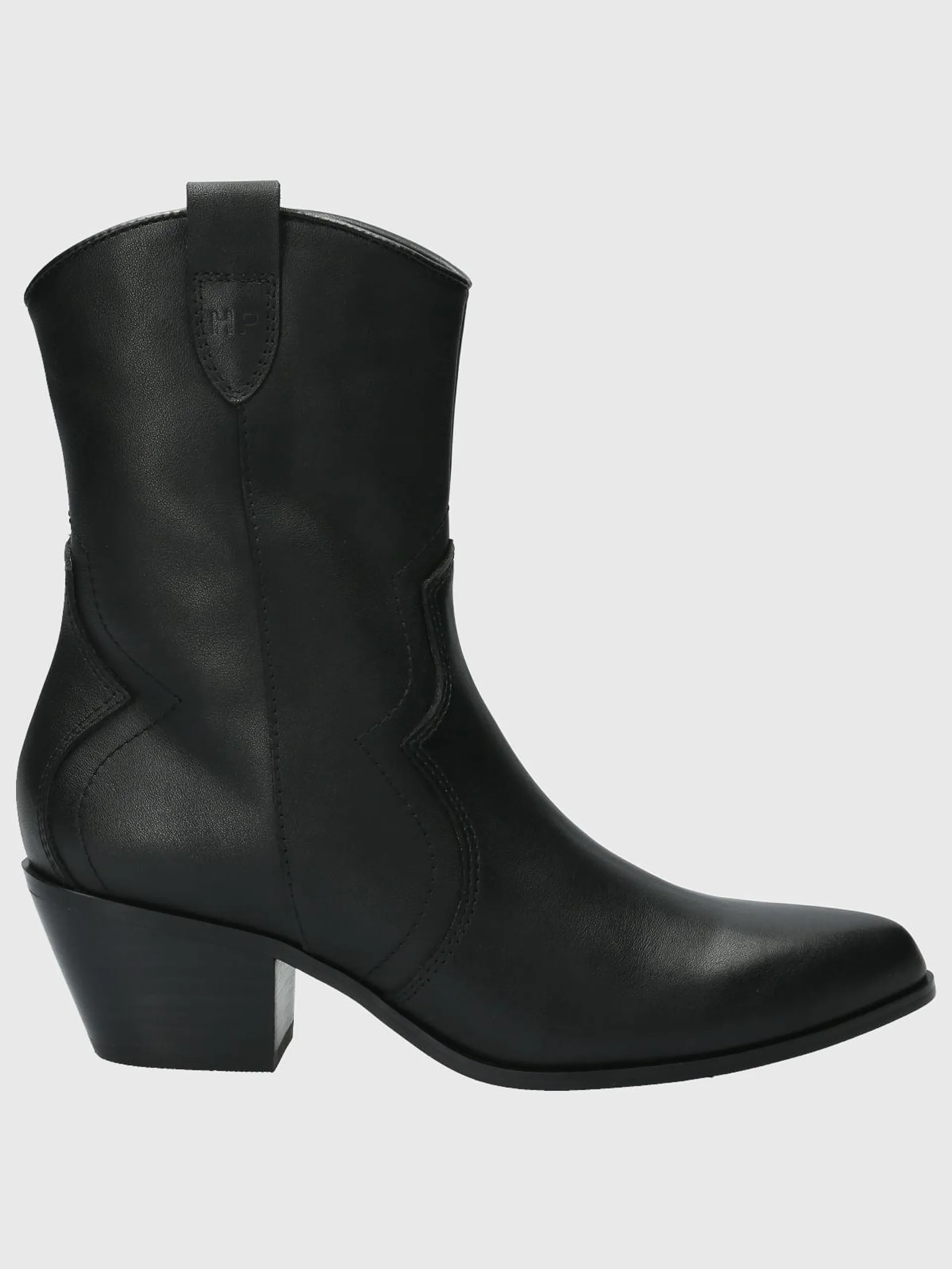 Botin Cuero Mujer Sawyer Negro