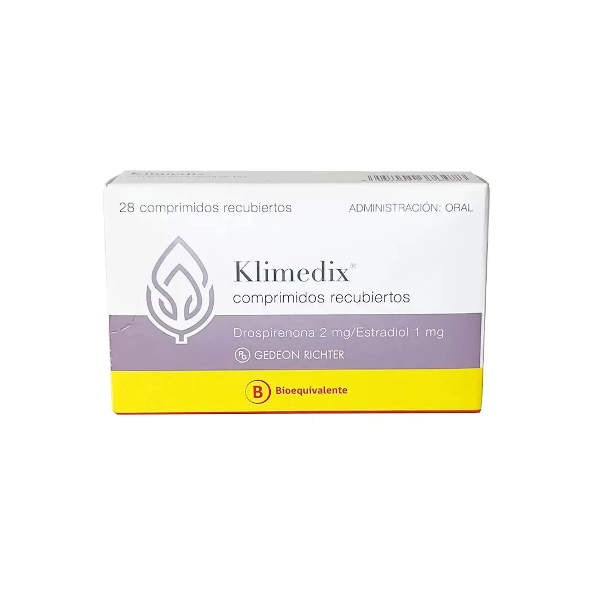 Klimedix (B) Drospirenona / Estradiol 28 Comprimidos Recubiertos