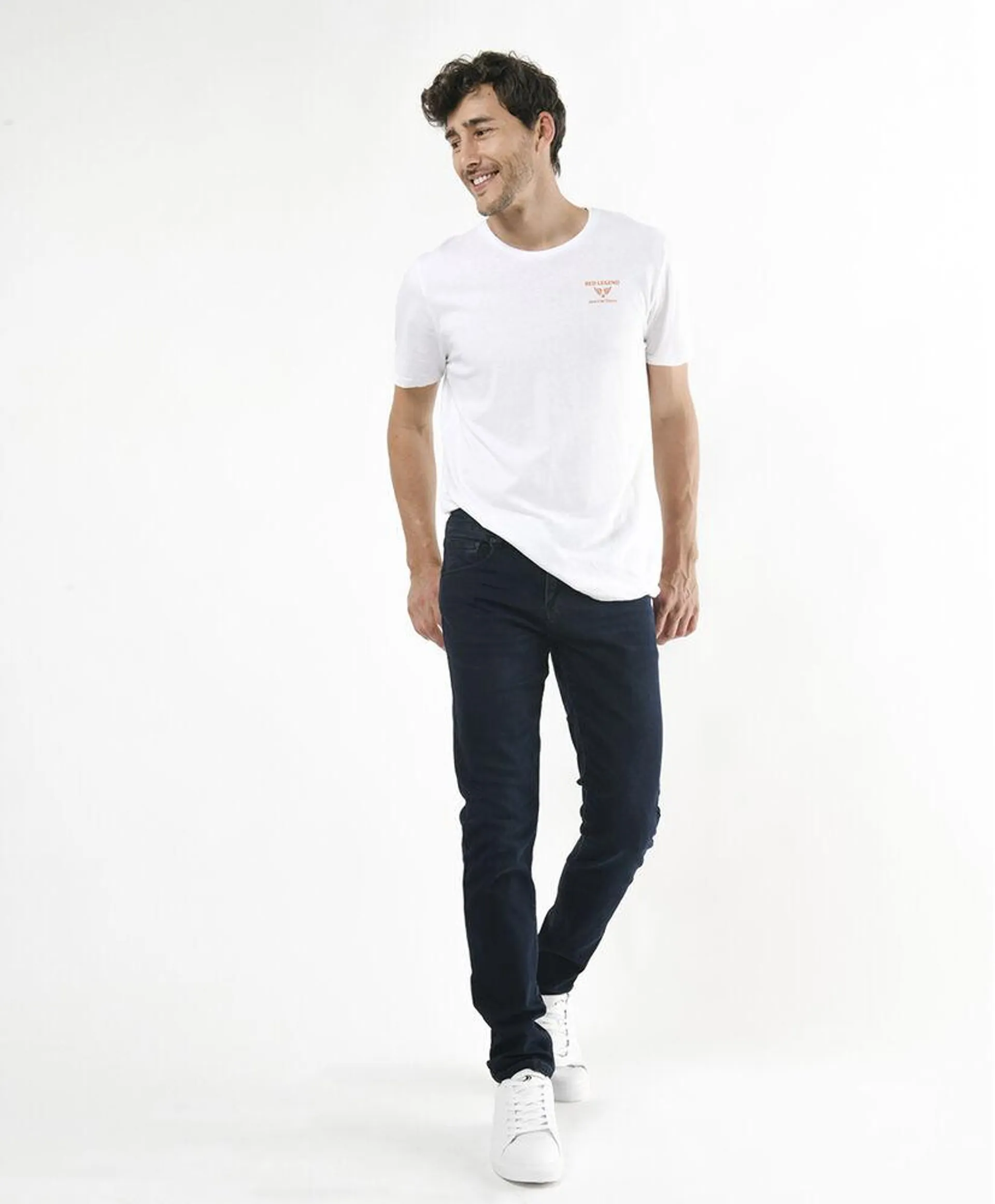 Jeans hombre liso skinny fit