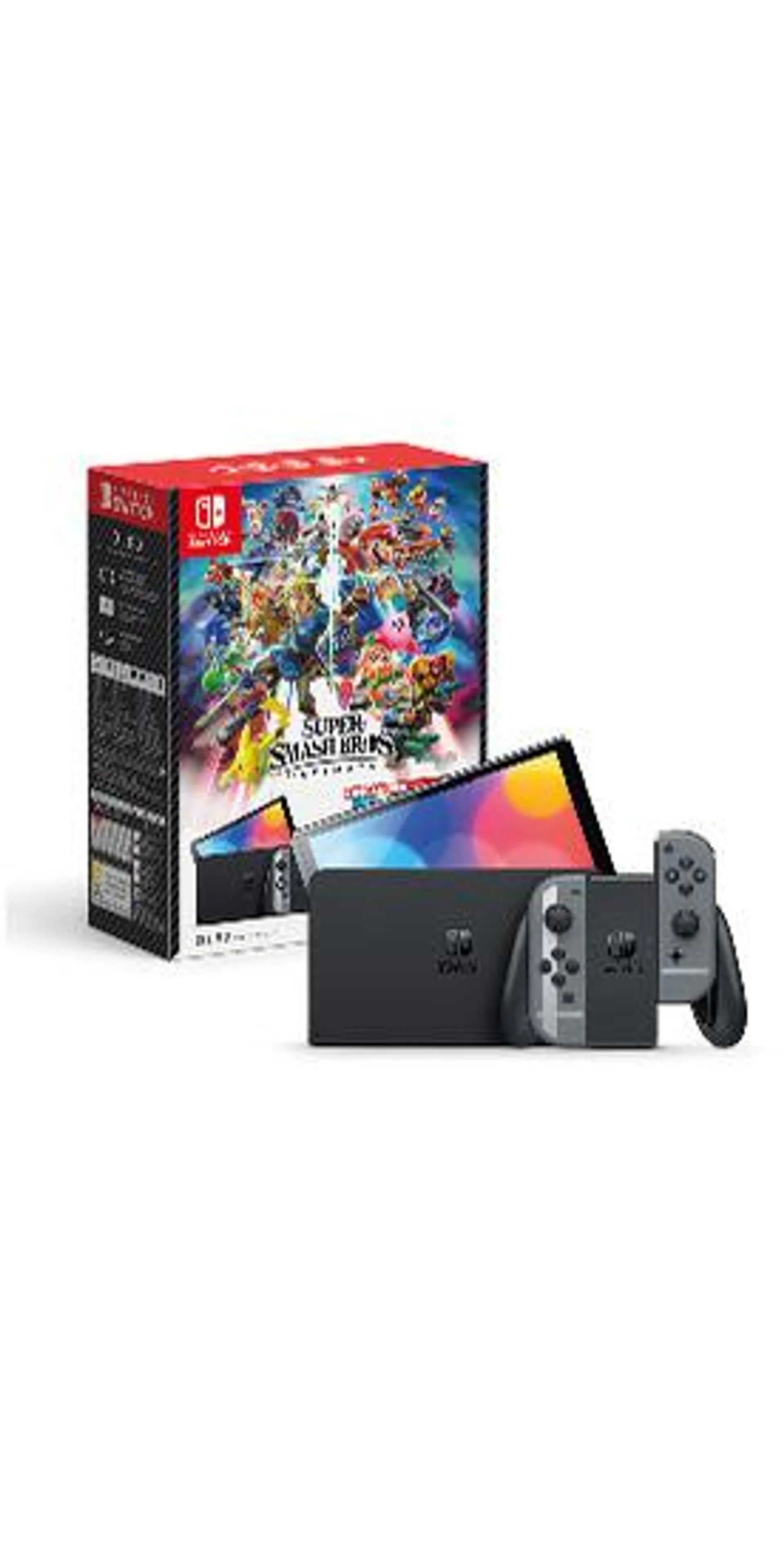 Consola Nintendo Switch Oled 64GB + Super Smash Bros Ultimate