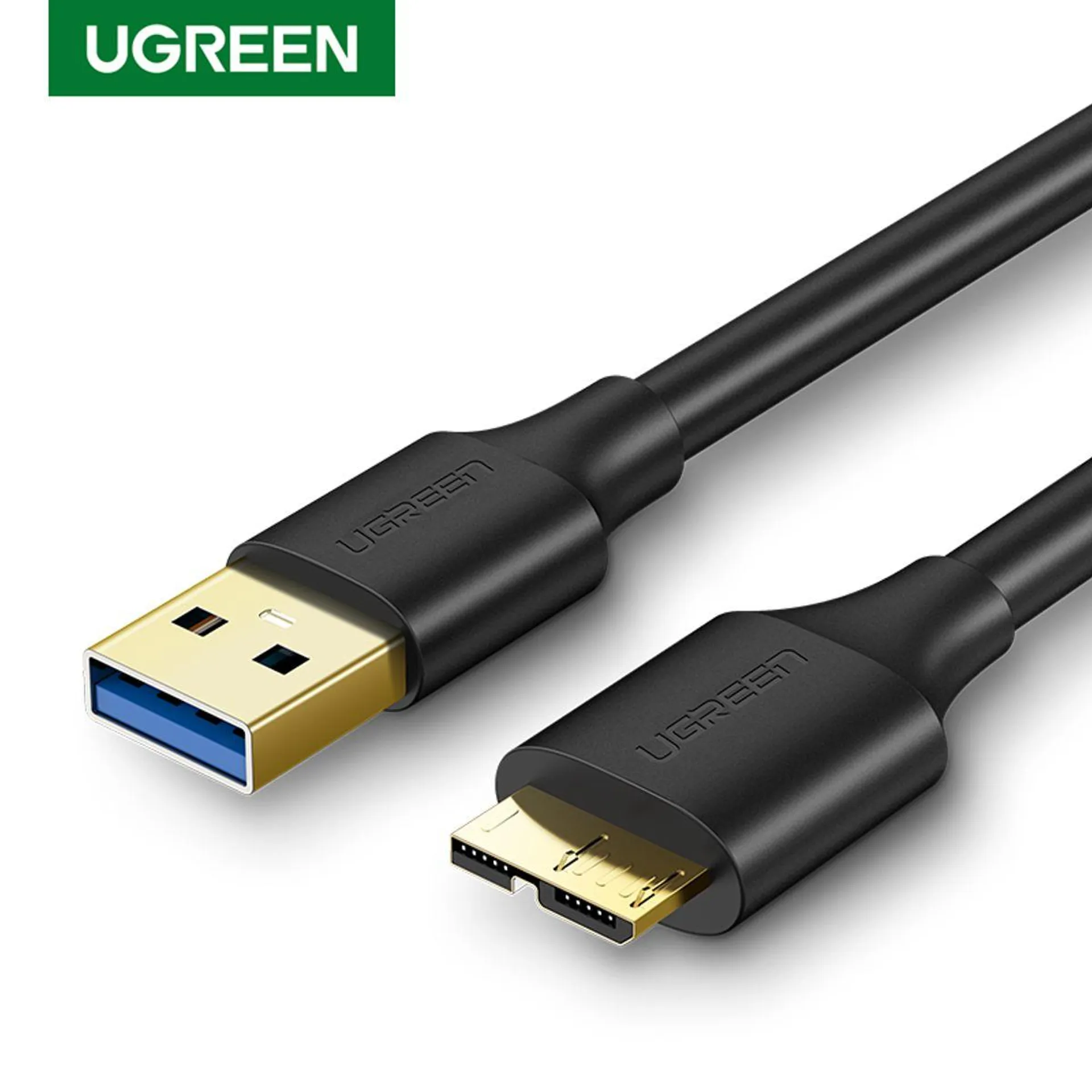 UGREEN CABLE DE DATOS 3.0 M/M HDD EXTERNO USB-A/MICRO-B 50CM NEGRO US130