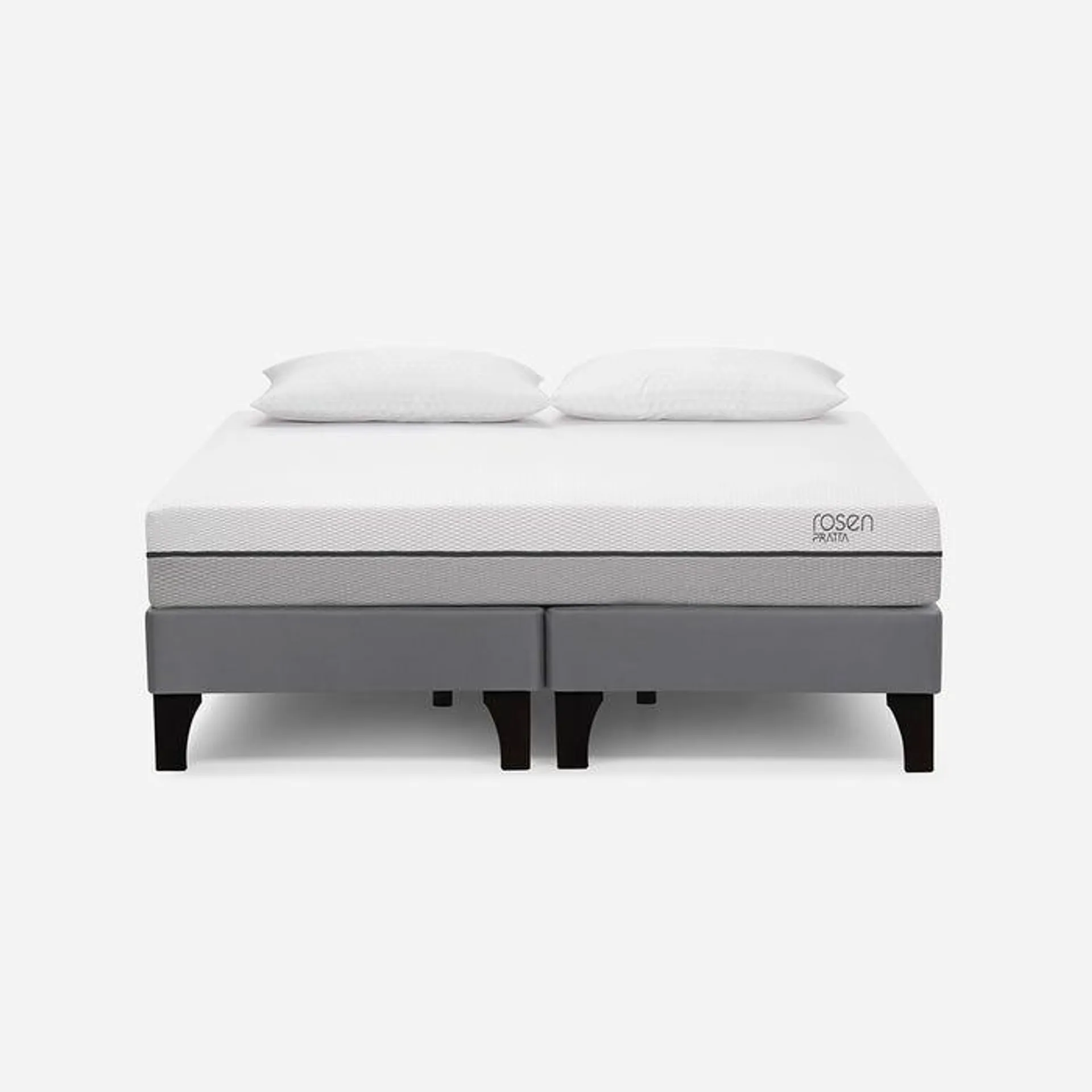 Cama Europea Pratta 2 Plazas + Almohadas Light