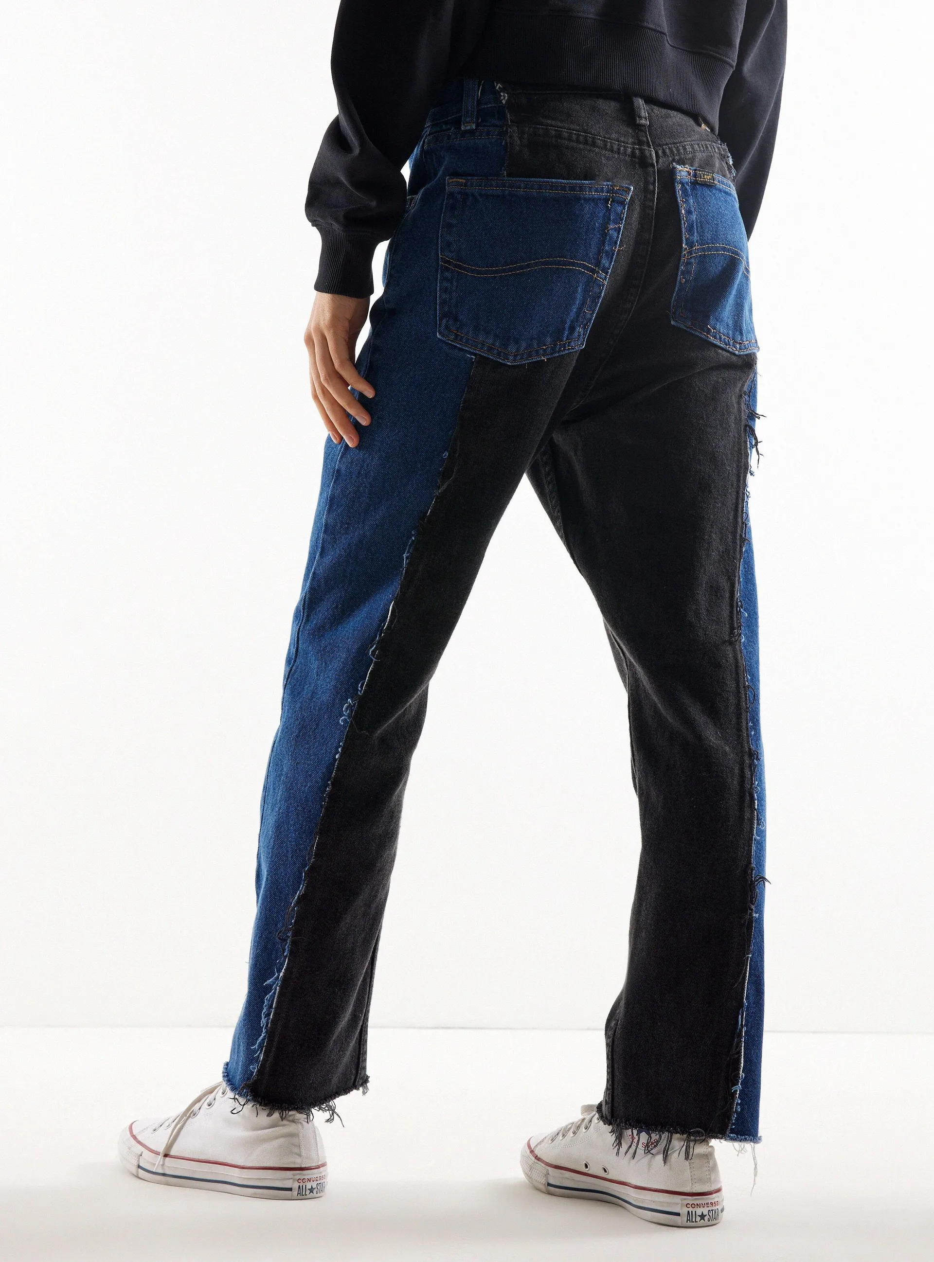 Jeans Lm Azul Negro