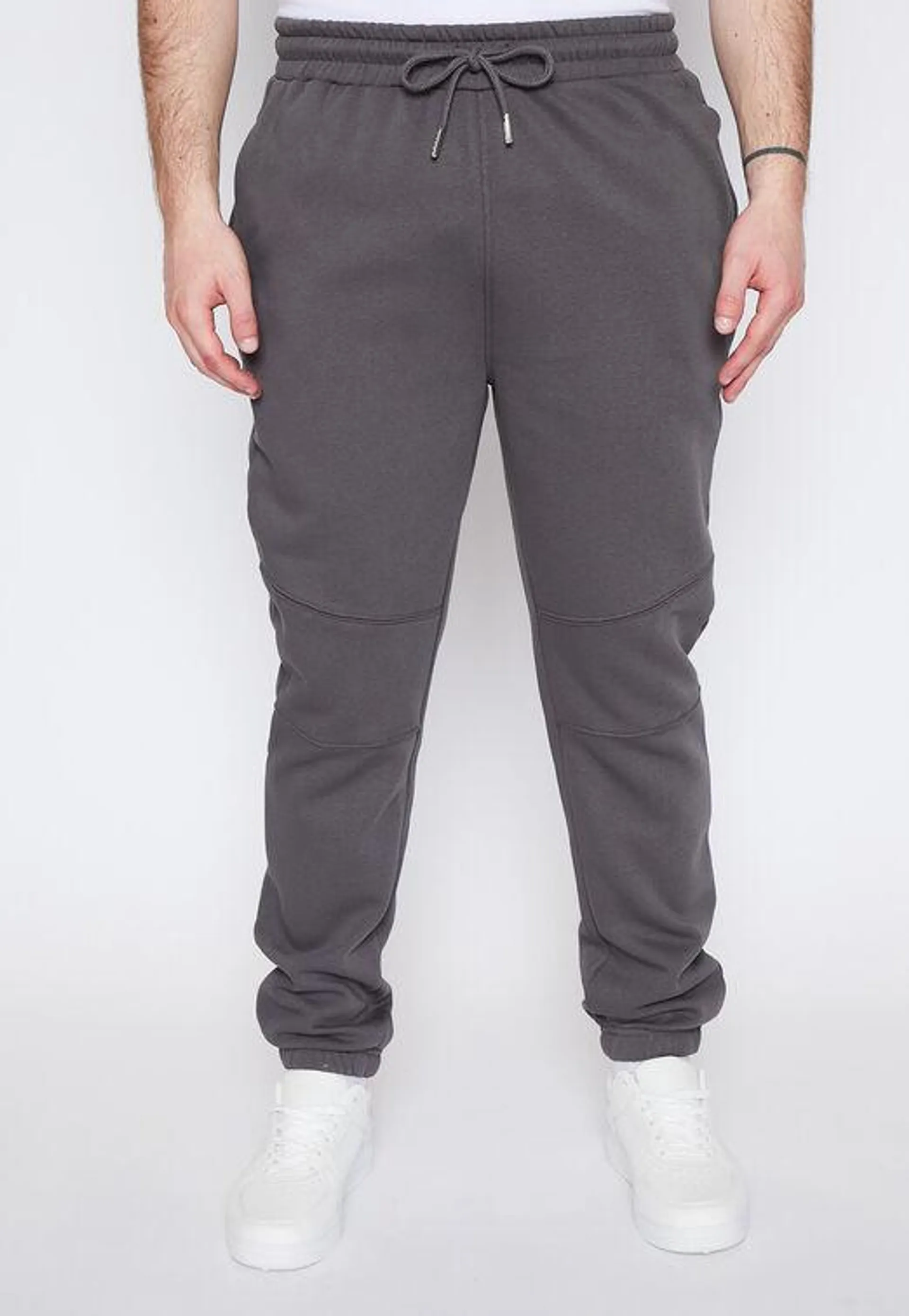 Pantalon Buzo Hombre Gris Corte Rodilla Family Shop