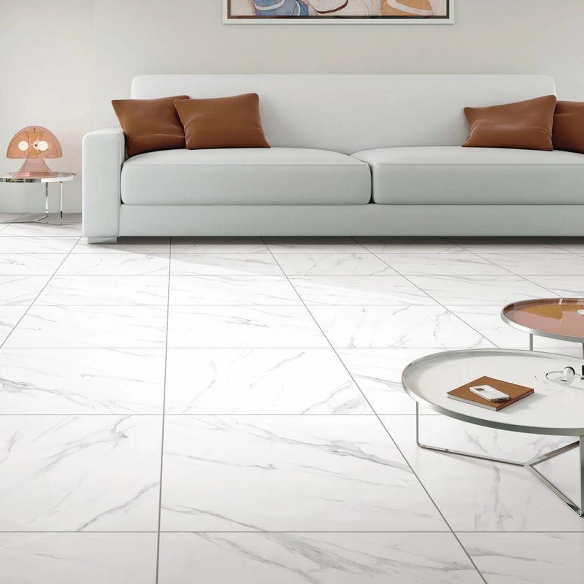 Gres Porcelánico Pietra Di Roma Blanco Silk Mate 60x60 cm