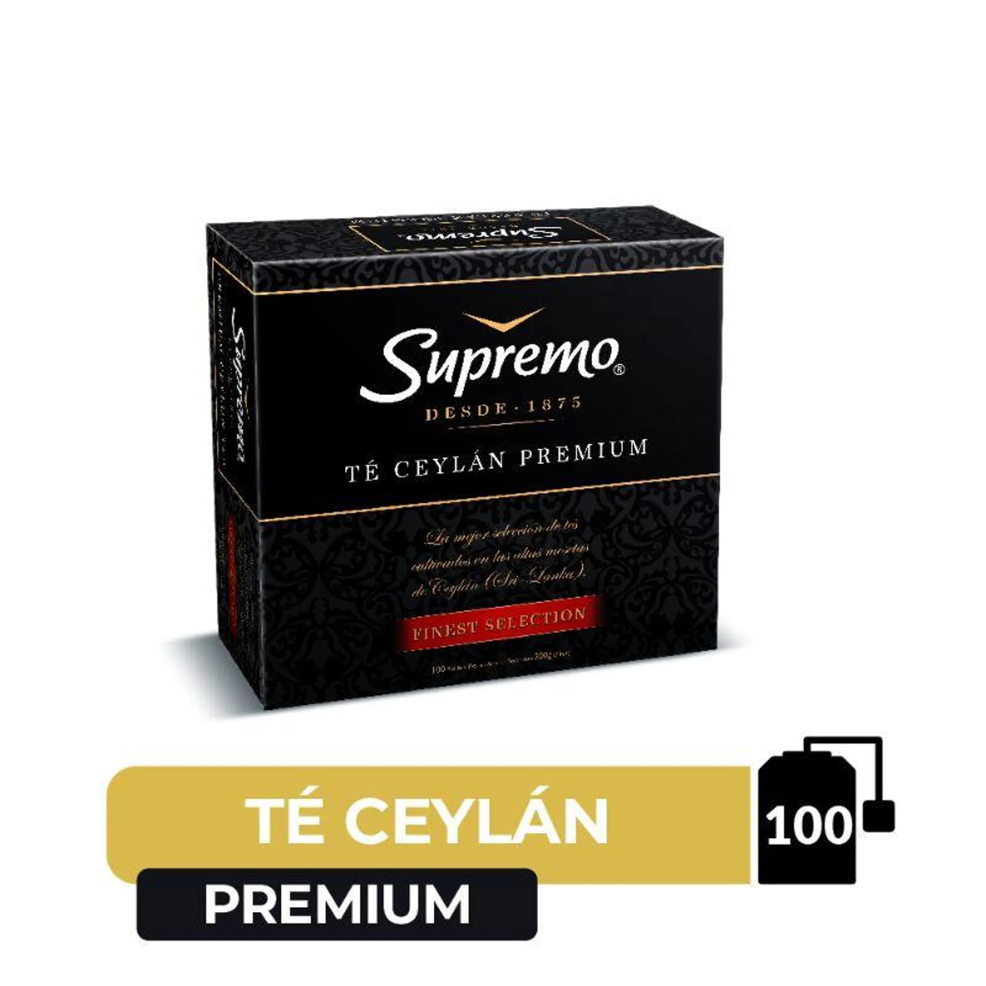 Té Ceylán Premium Caja, 100 Un